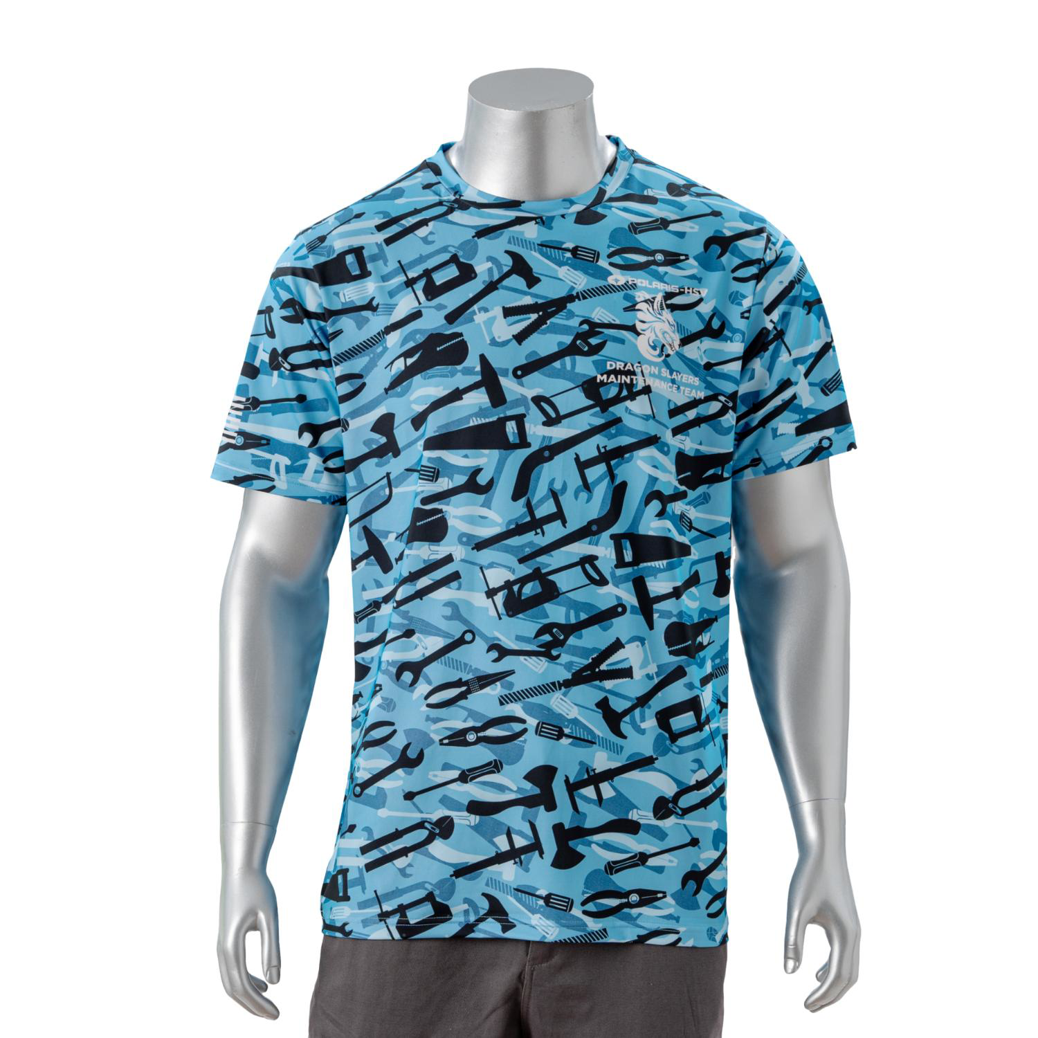 75D Milk Silk Full Color Fluorescent Digital Print Men's Short Sleeve T-Shirt 8