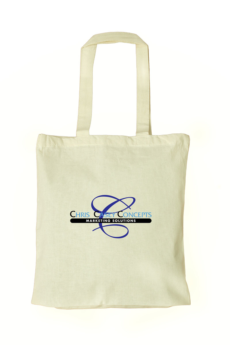 7 Oz. Organic Cotton Tote Bag with Bottom Gusset - 11"x13"x1.5"