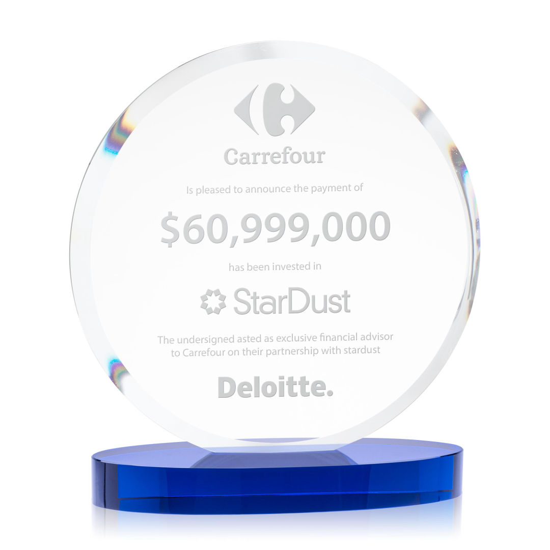 Matlow Circle Award - Blue 7