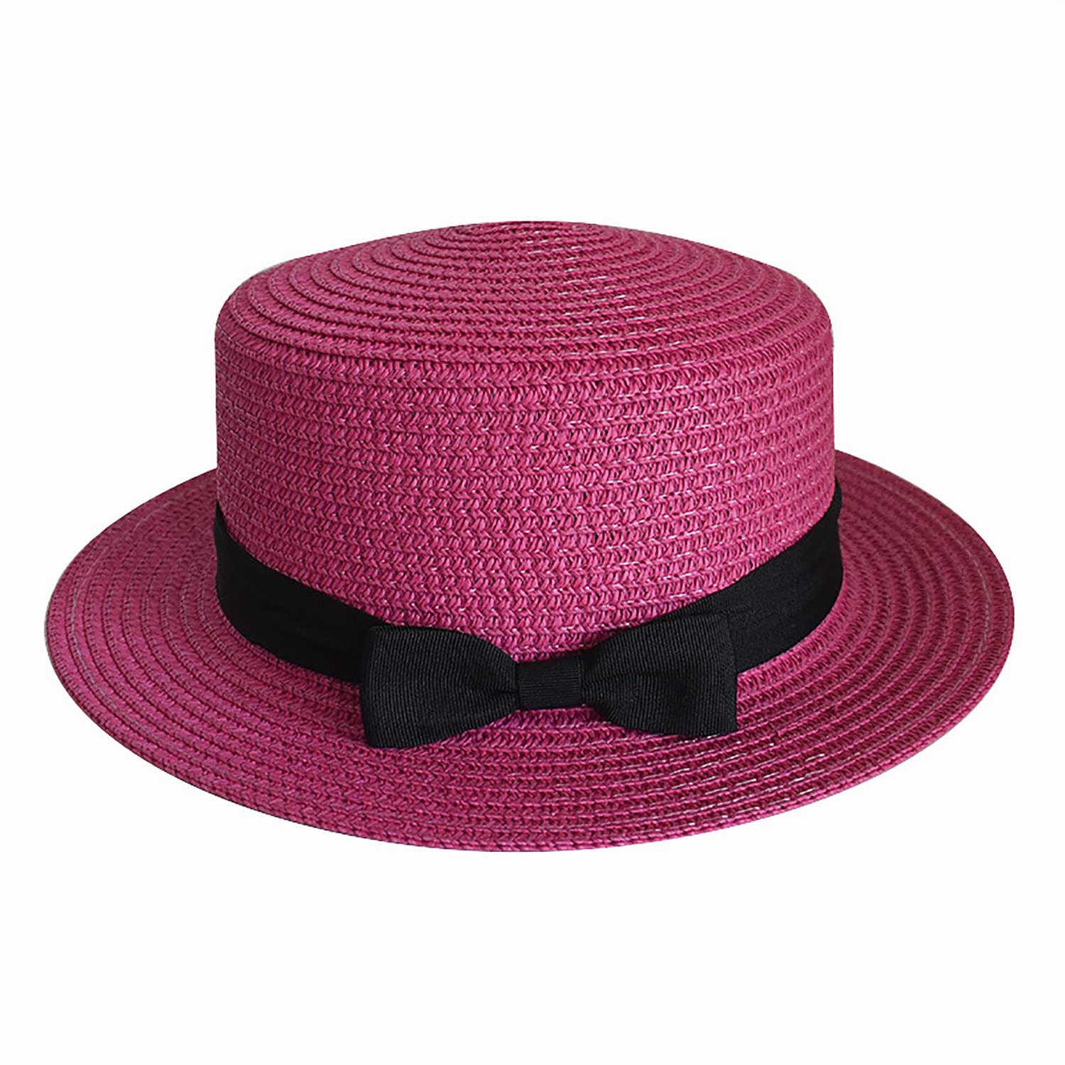 Sun Protection Beach Bowknot Straw Hat 4