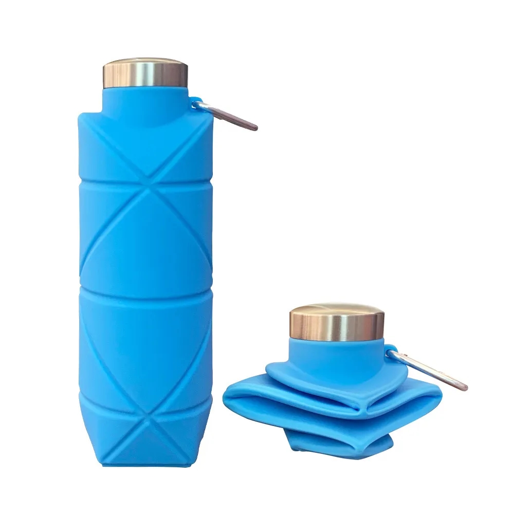 Customized silicone diamond shaped folding cup 5