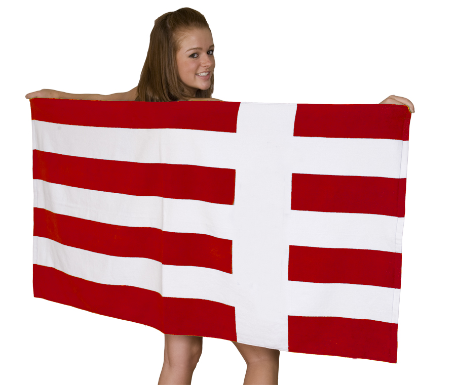 Cabana Rugby Strip Towel 10