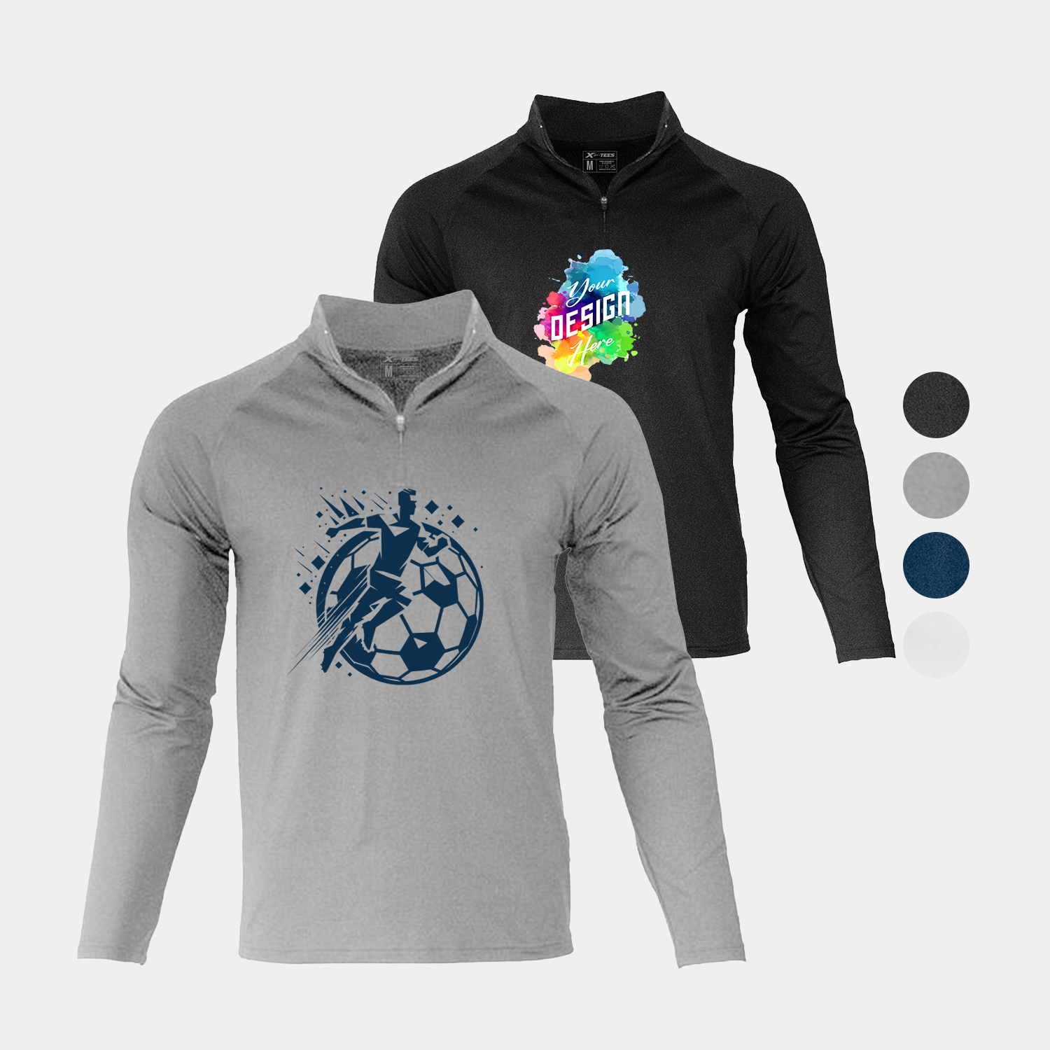 Soft Stretch Performance Men's 1/4 Zip Long Sleeve 2