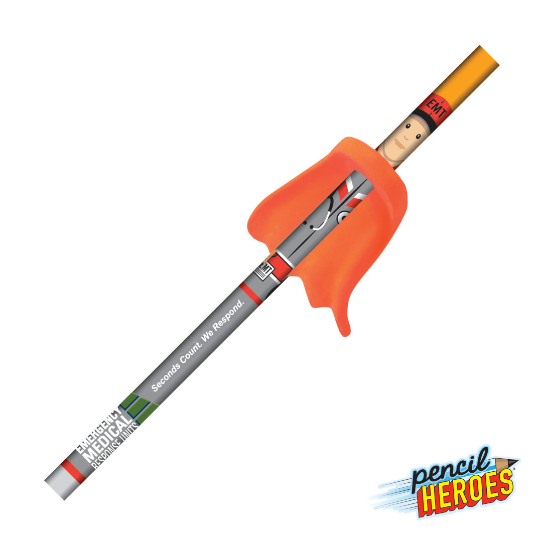 Pencil Heroes® Heathcare Series Male w/Cape Pencil 5