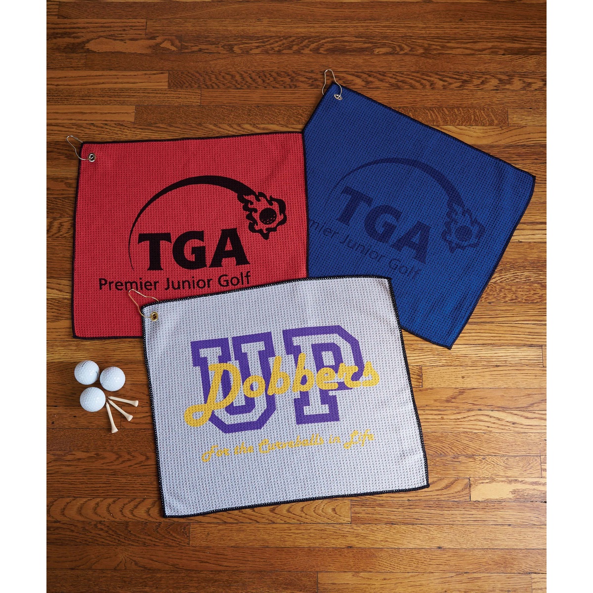 Microfiber Waffle Small Golf Towel 16