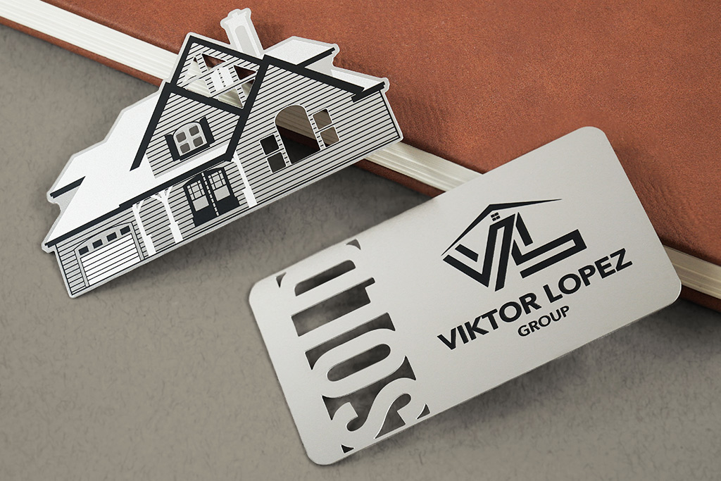 Stainless Steel Business Cards 50