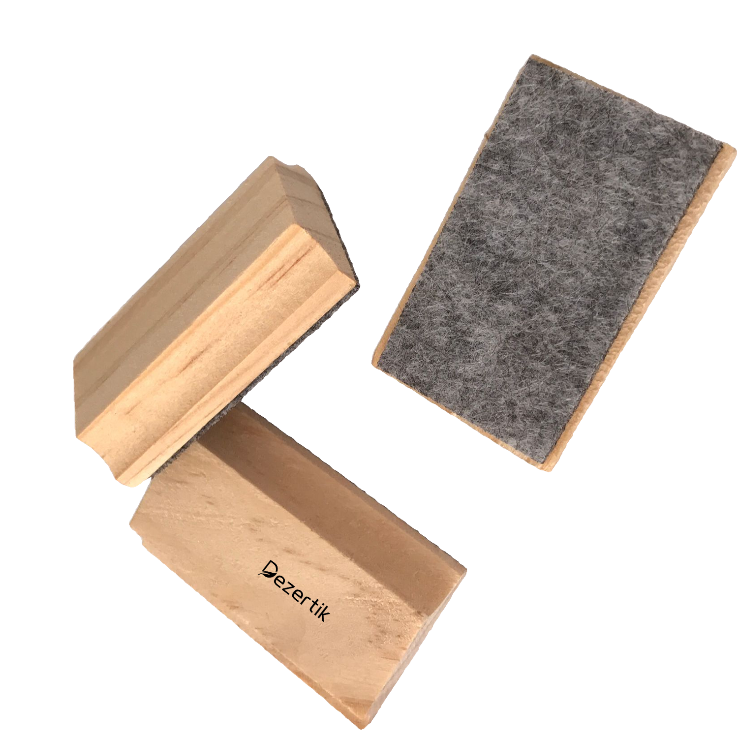 Durable Flannellette Small Wooden Felt Eraser for Blackboard 3
