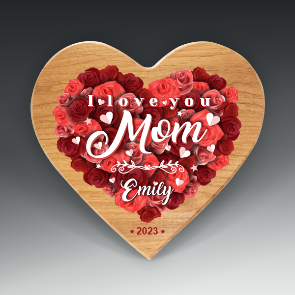 Alder Heart Plaque 7