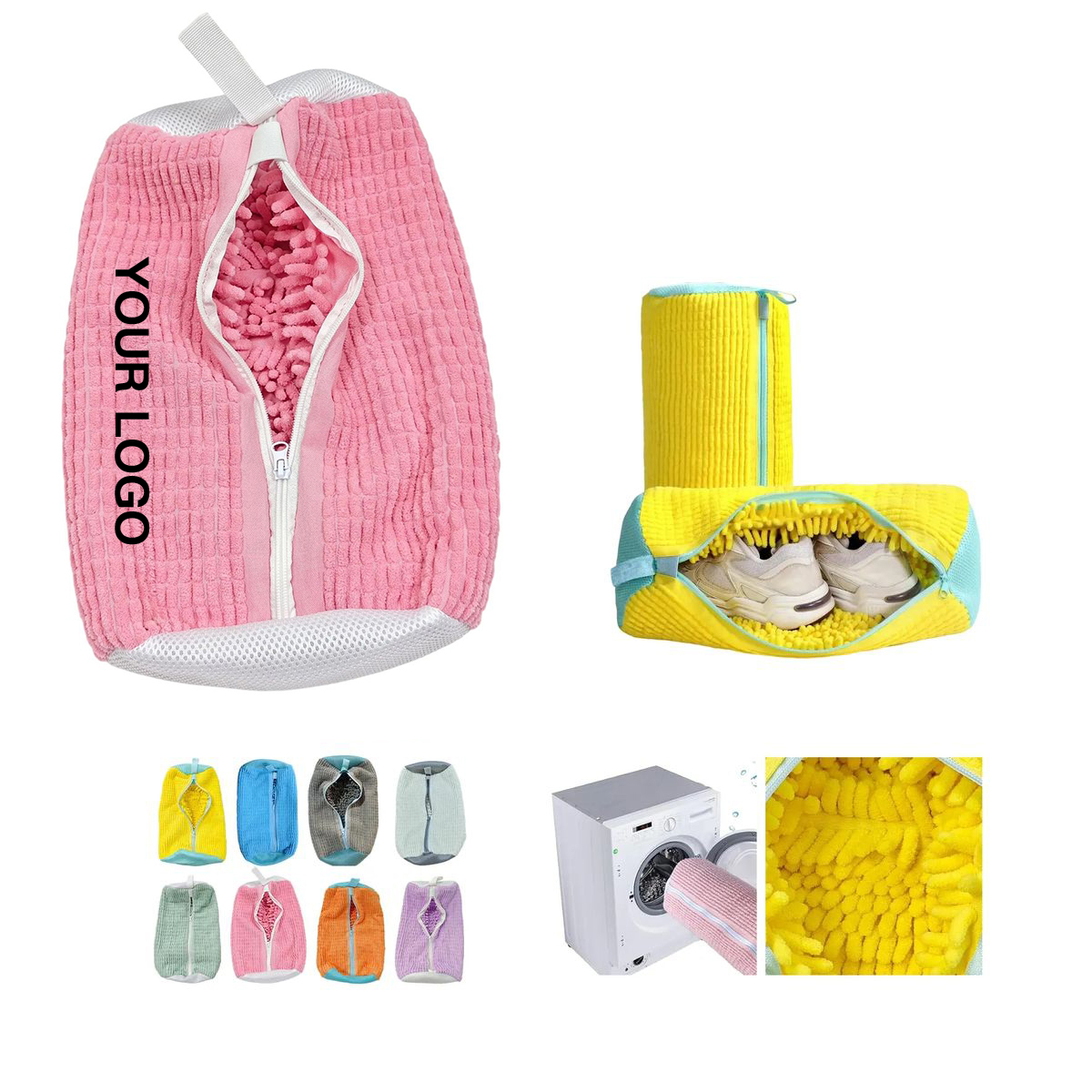 Protective Shoe Wash Bag for Laundry Cycles 8