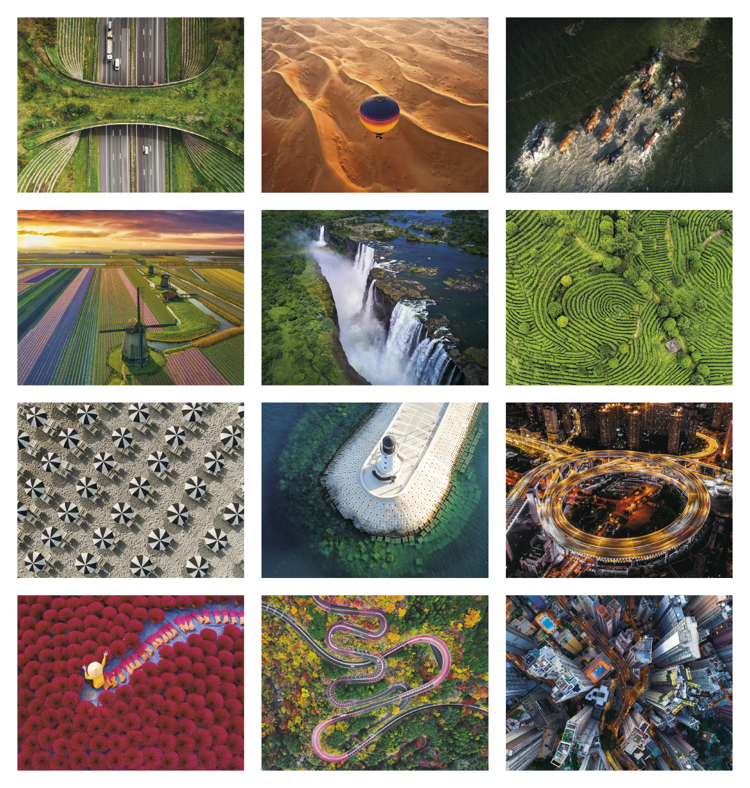 Good Value™ View from Above - Spiral Calendar 53