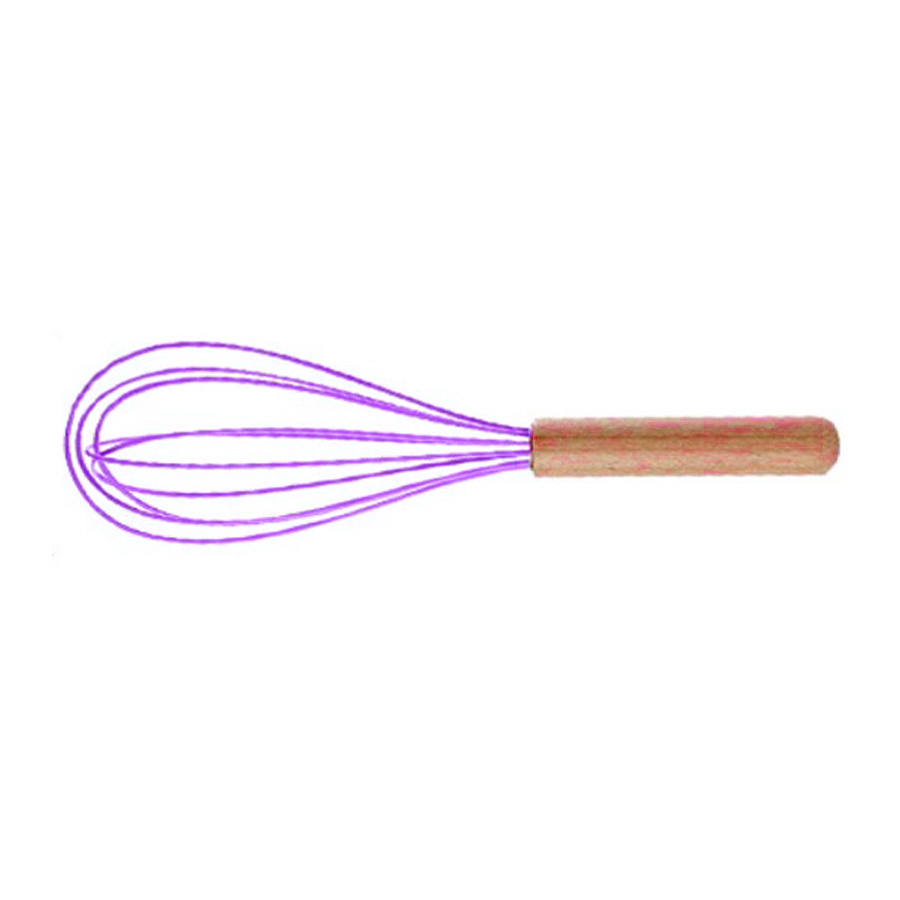 Silicone Whisk with Wooden Handle, Optional Cooking Utensil Set 9