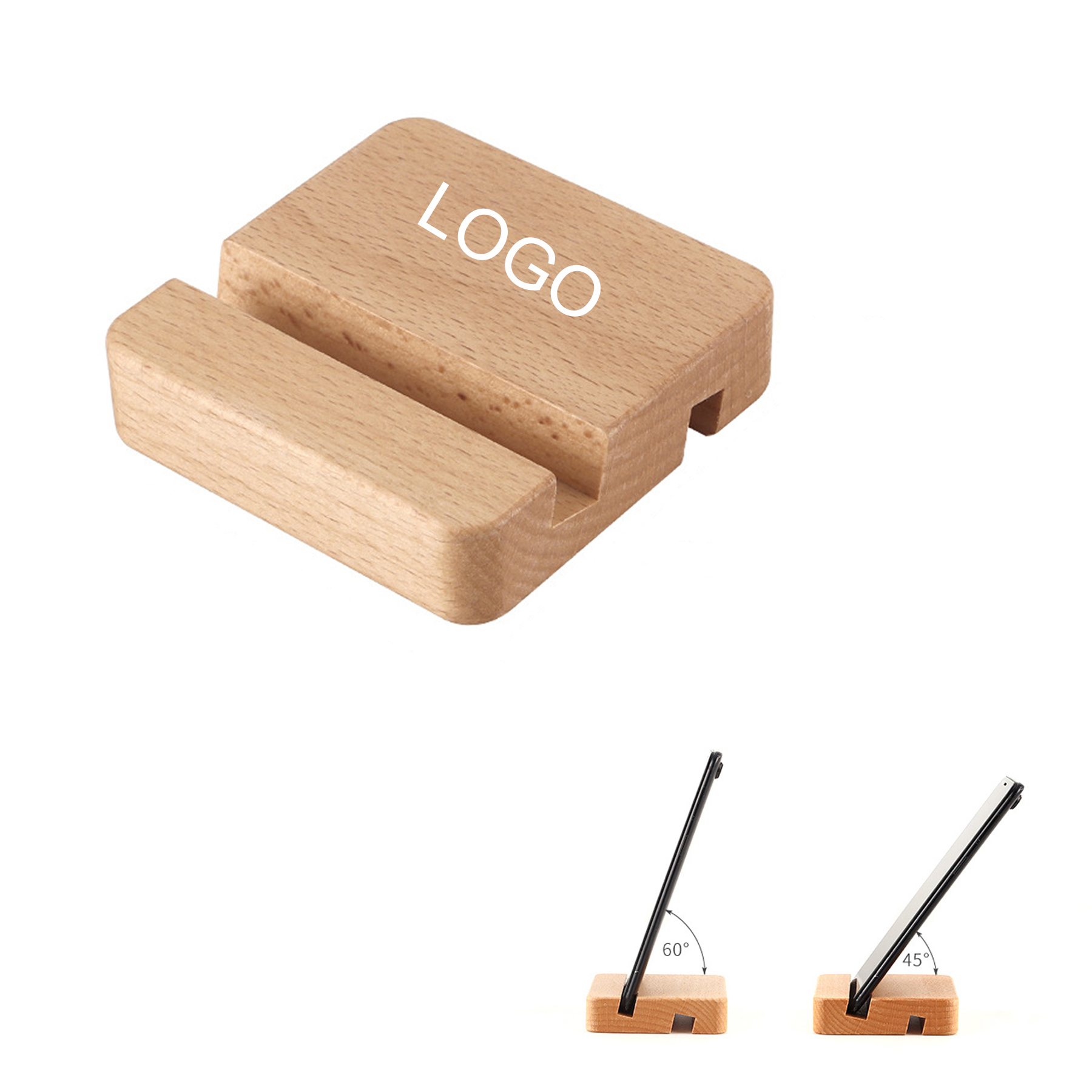 Wooden Phone Stand 1