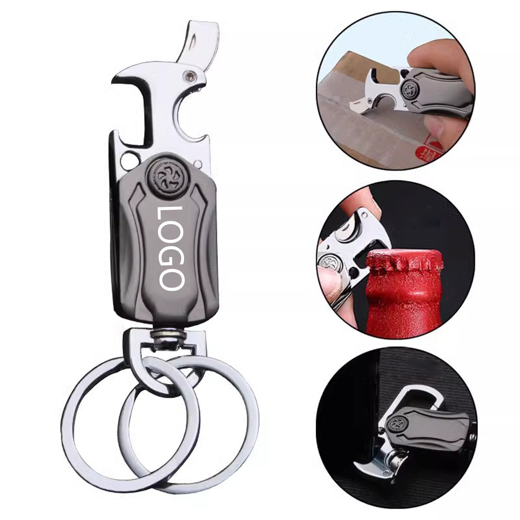 Multi Functional Fingertip Gyro Waist Hanging Keychain