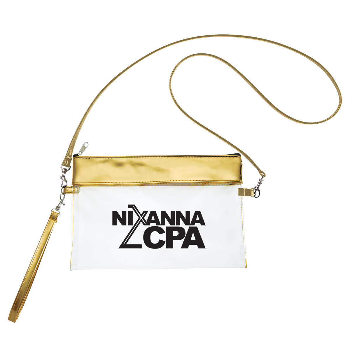 Game Day Clear Wristlet Pouch 2