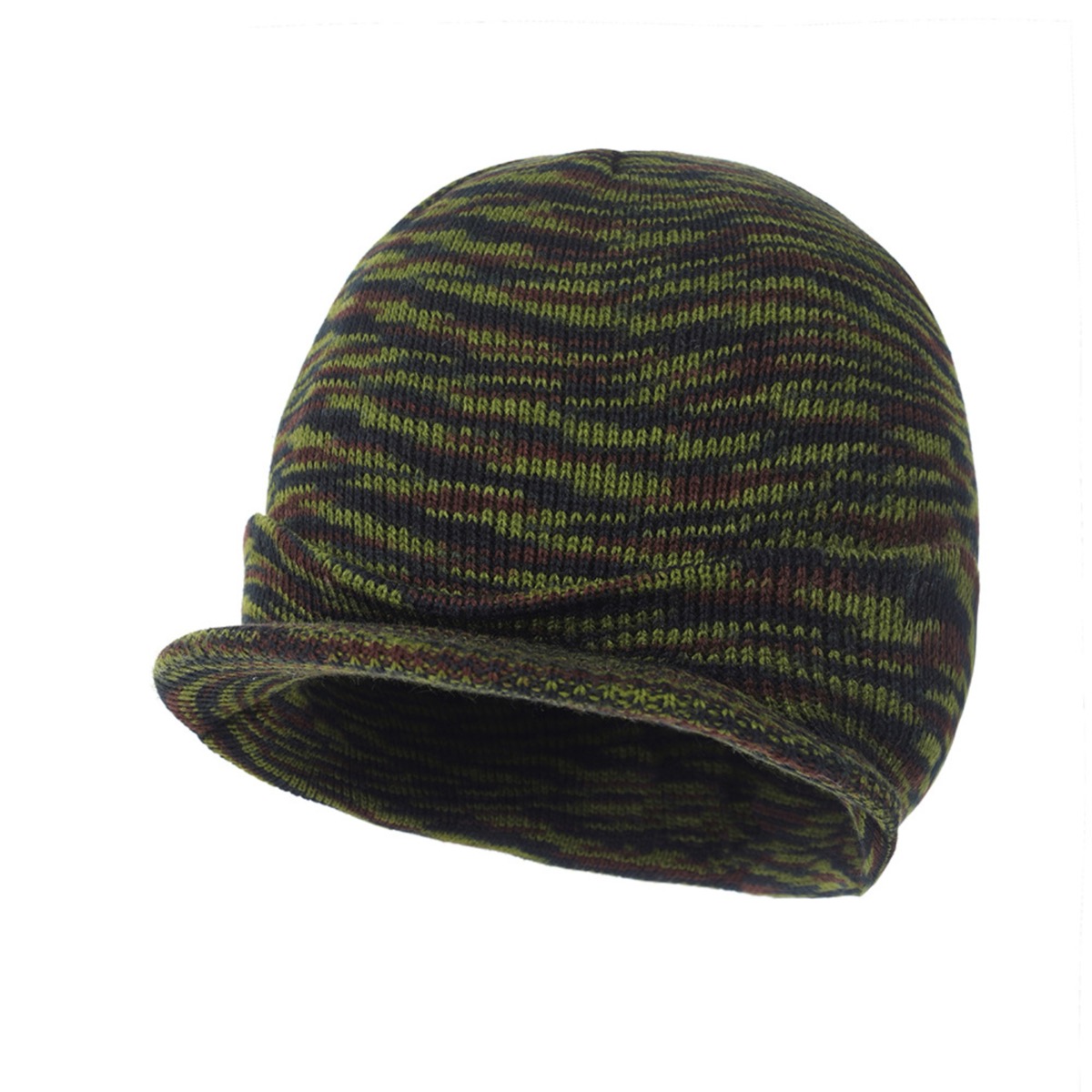 Classic Men's Knit Beanie with Brim for Cold Weather 4