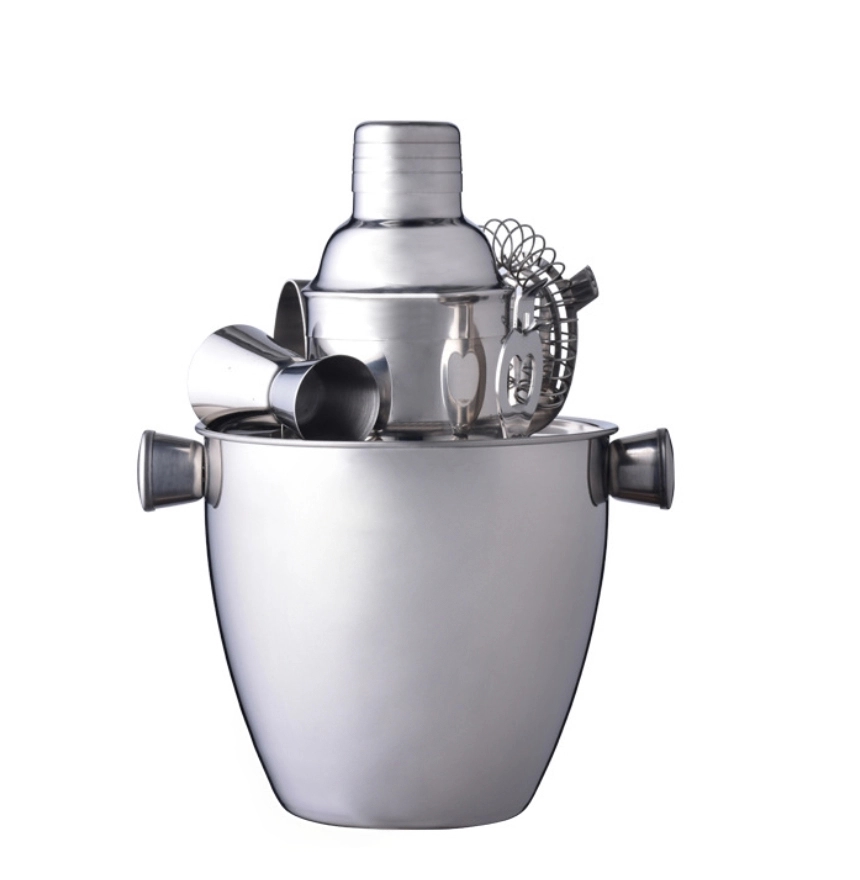 6-Piece Bucket Cocktail Set (Stainless Steel) 4