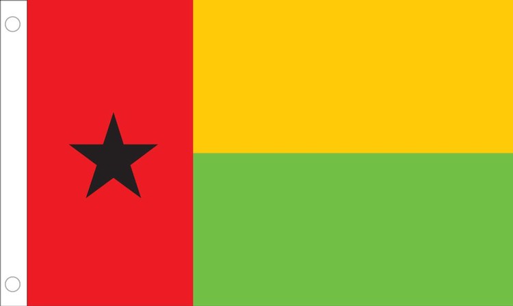 Guinea-Bissau Flag - 2' x 3' - Nylon 2