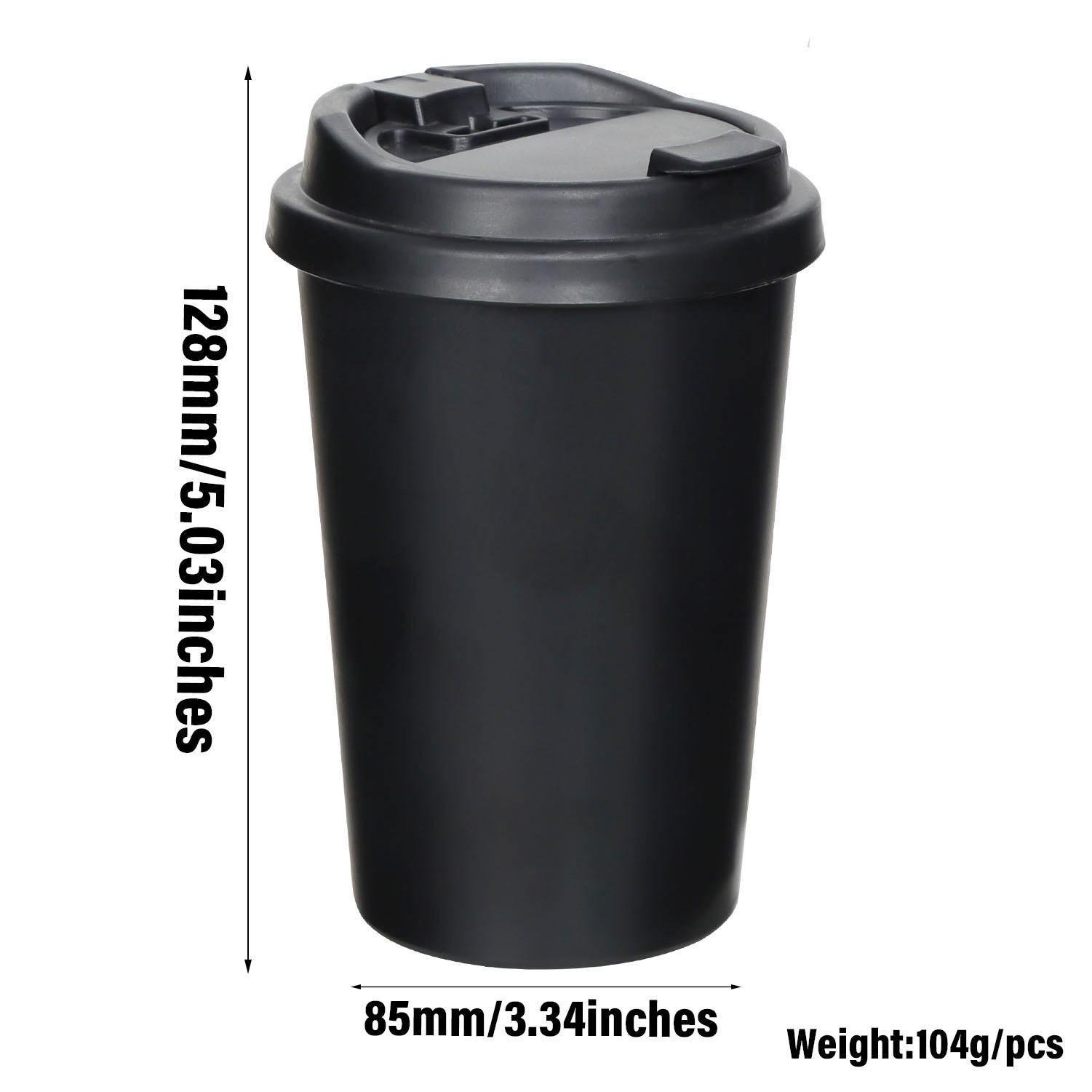 Portable Car Ashtray With Lid 2