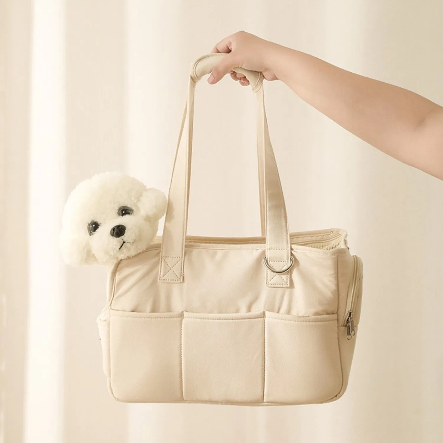 Pet Carrier With Detachable Shoulder Strap And Cushion 7