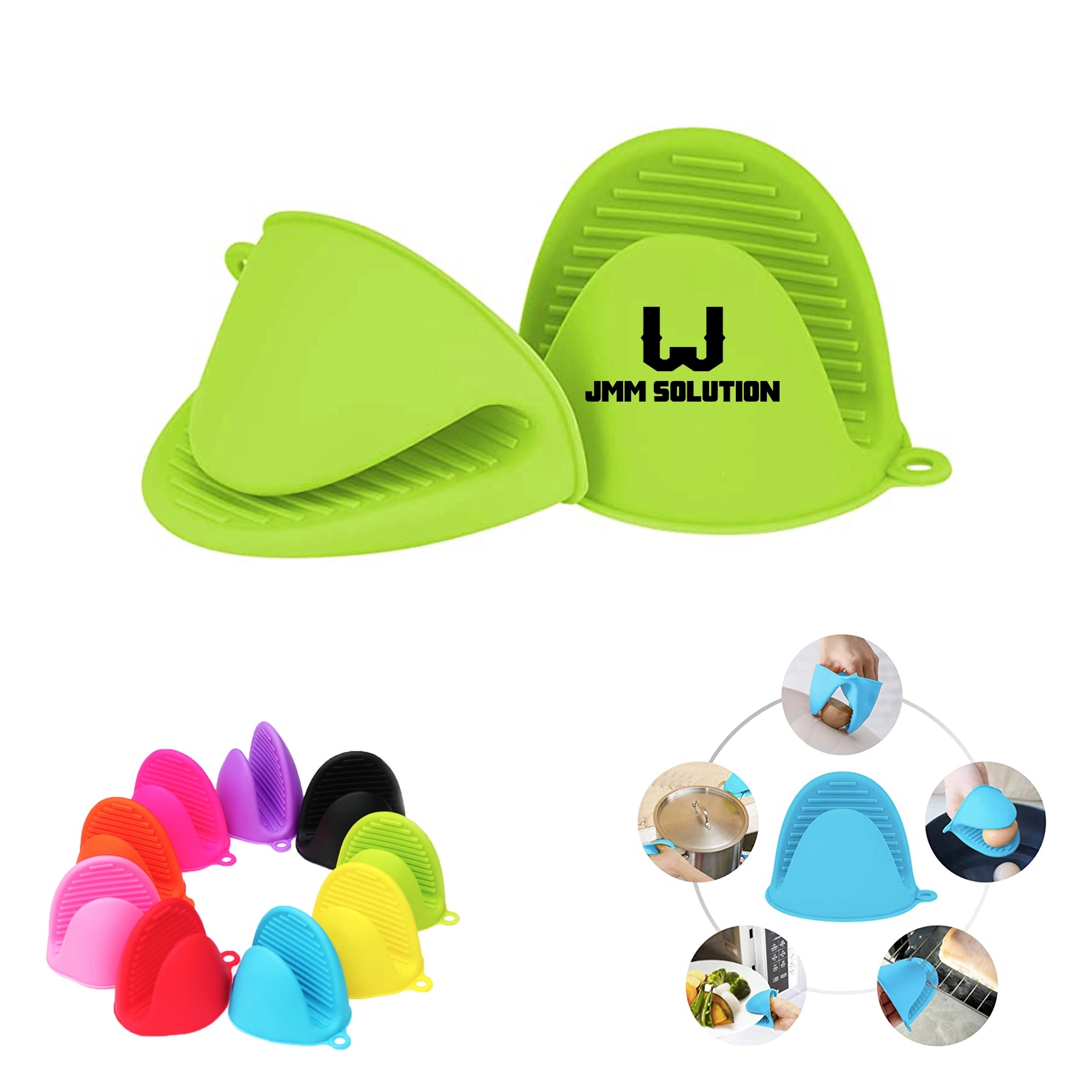 Silicone Oven Mitts Pot Holders 2