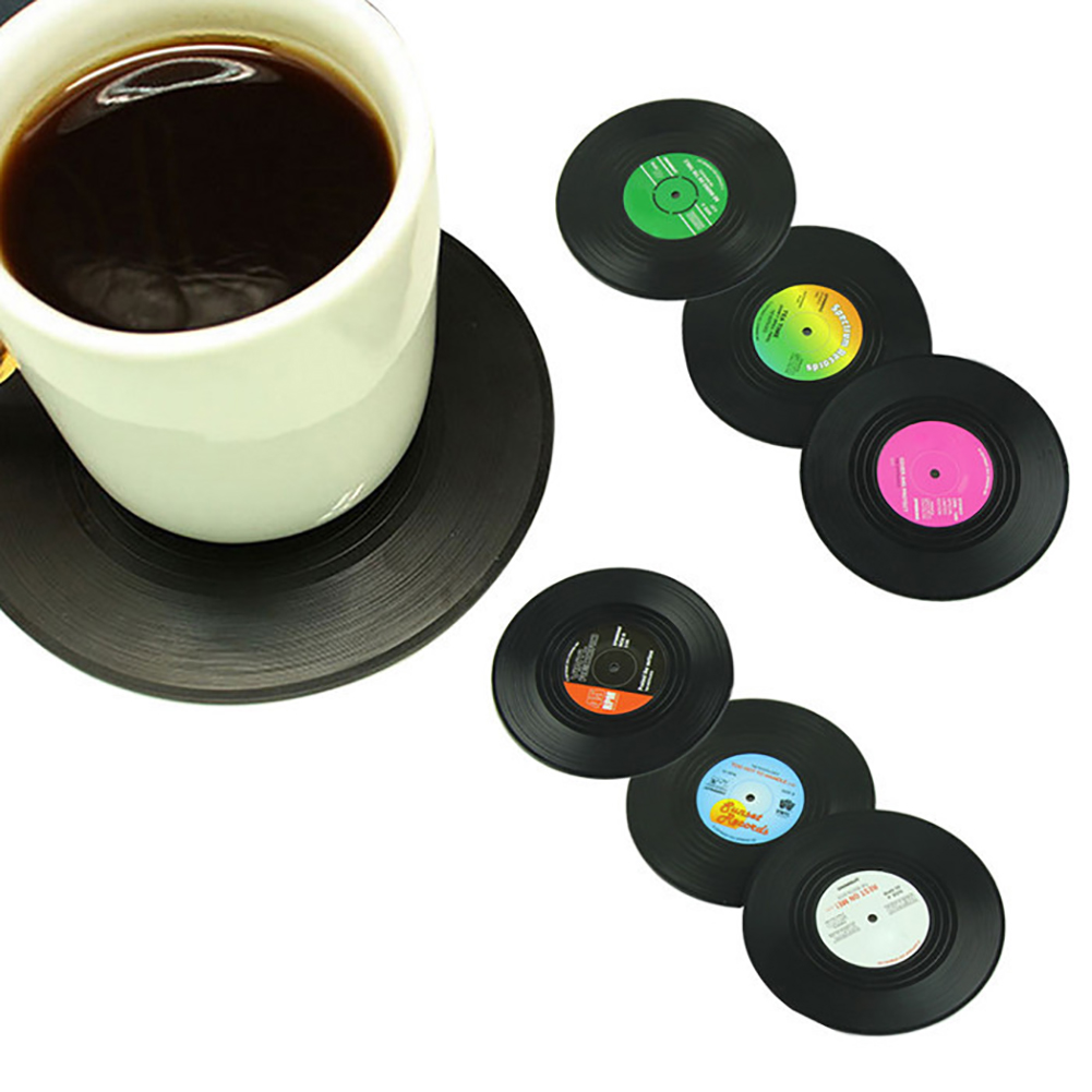 Vinyl Record Disk Coasters 2