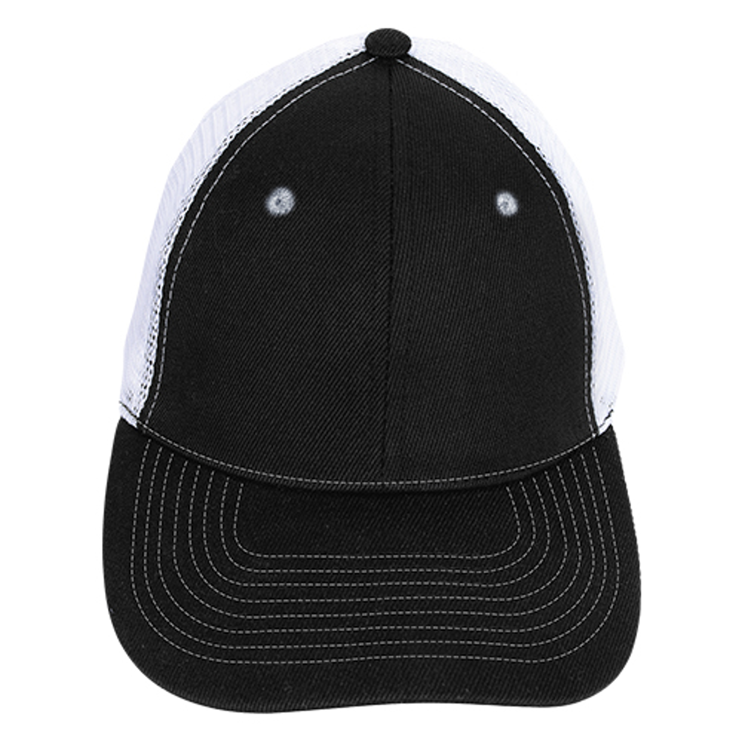 Mid-Profile Accent Mesh Snapback Cap