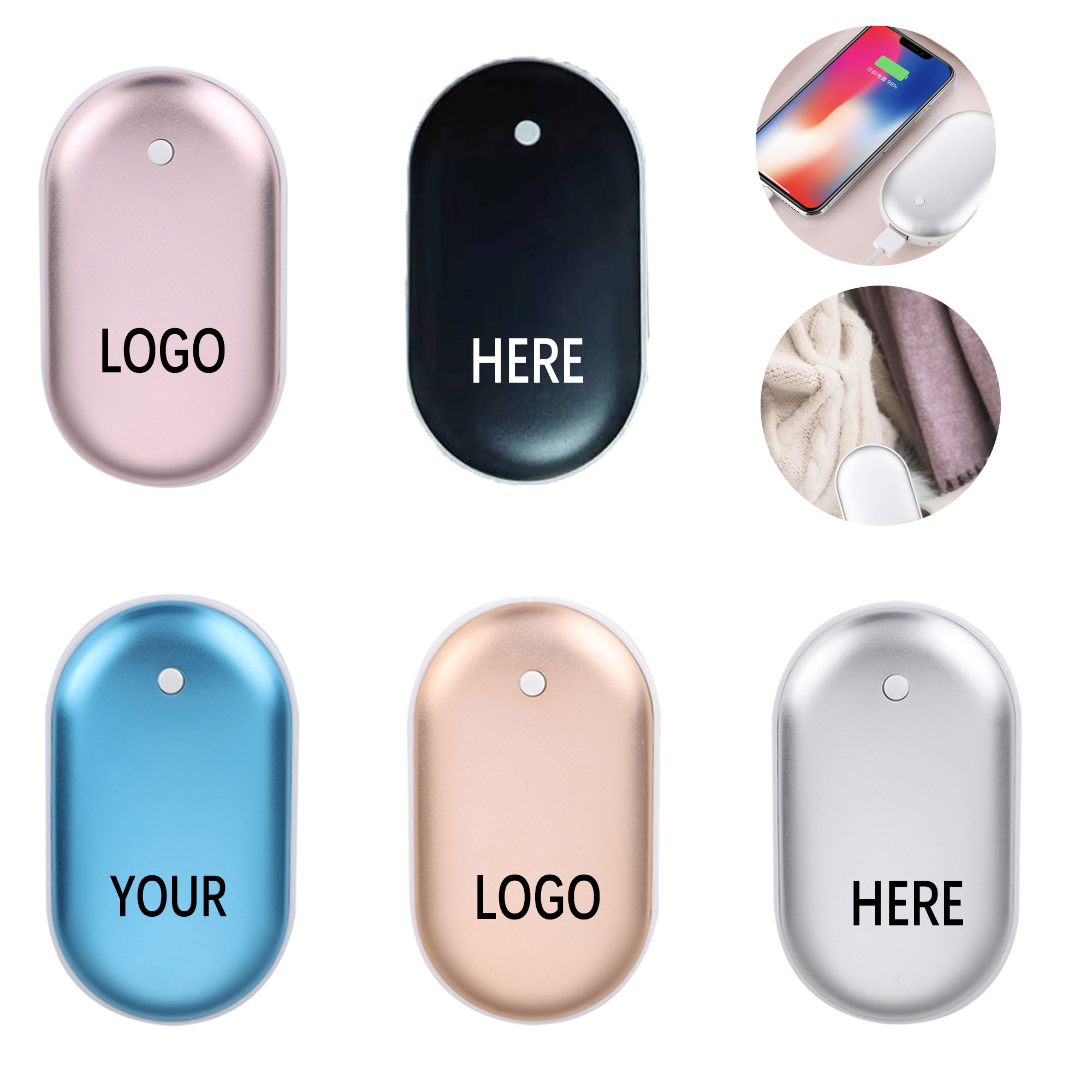 Reusable Electric Hand Warmer Portable Charger 10000mAh 1