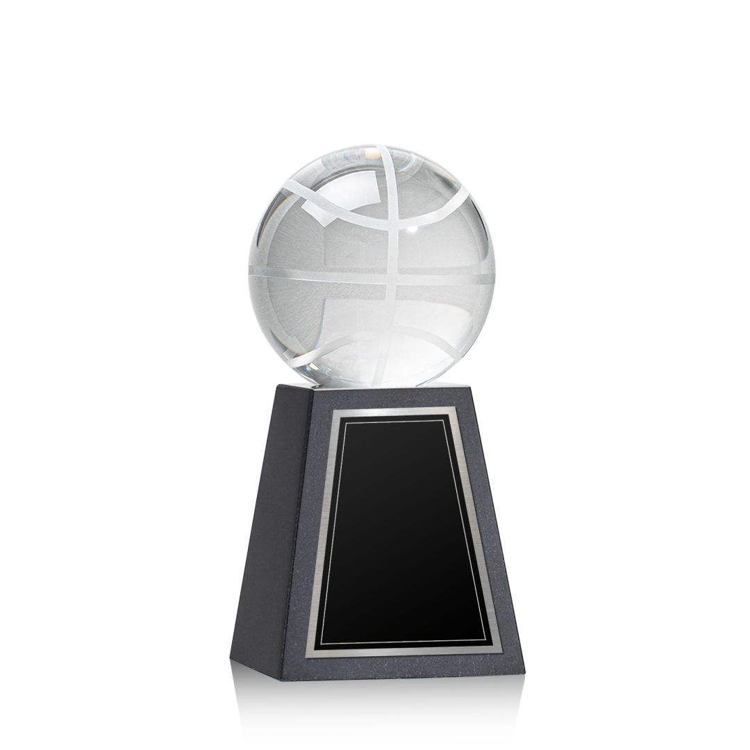 Basketball Award on Tall Marble Base 5