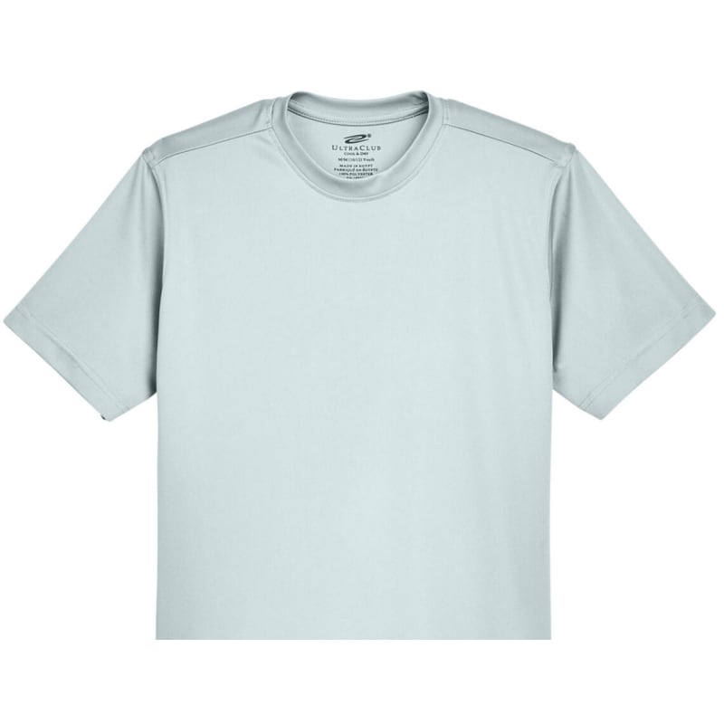 UltraClub Youth Cool & Dry Sport Performance Interlock T-Shirt 13