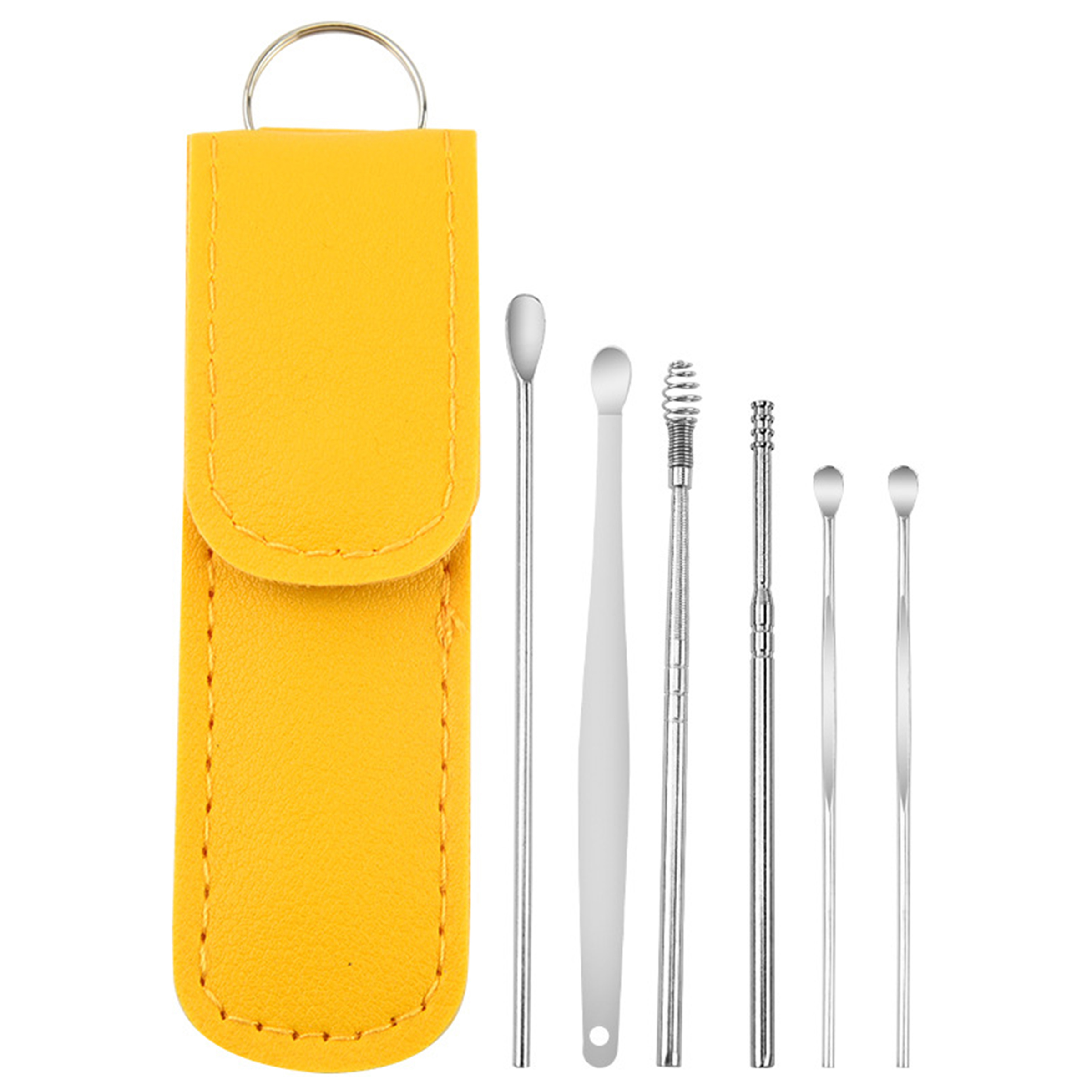 Stainless Steel Household Ear Scoop Set 6
