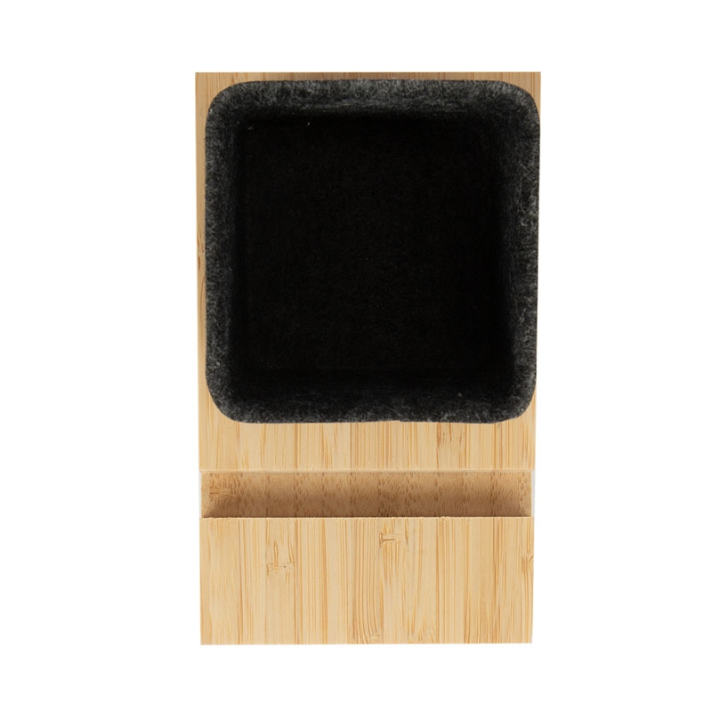 Renton Recycled Felt and Bamboo Pen/Device/Card Holder 2