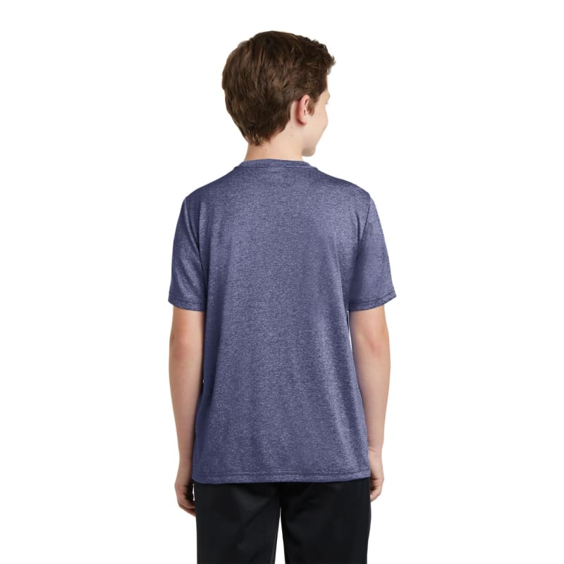 Sport-Tek Youth Heather Contender Tee. 13