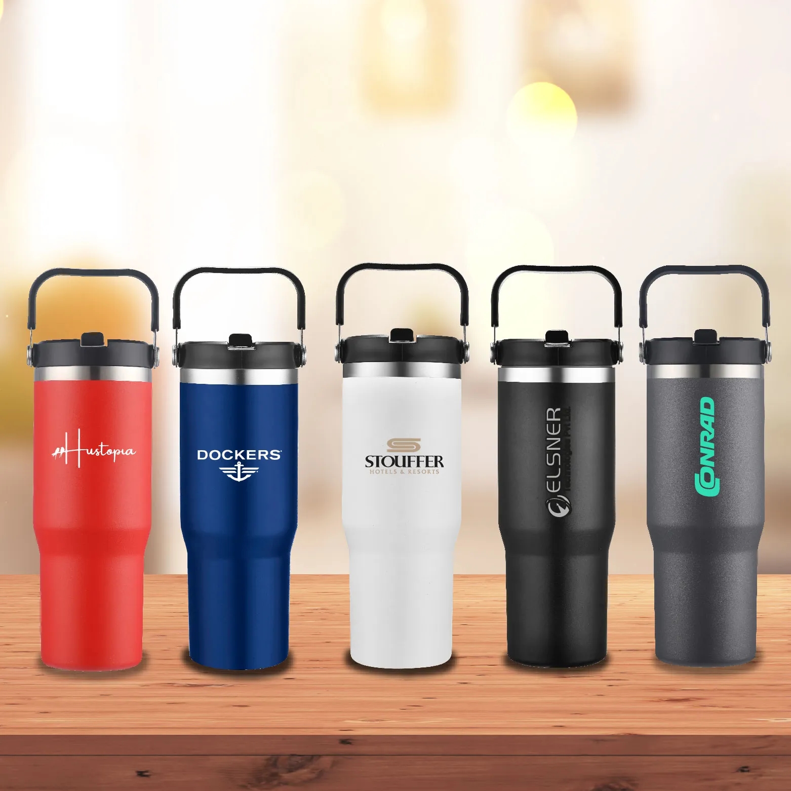 CASPIAN - 30 OZ TRAVEL MUG WITH BUILT-IN CARRIER 2