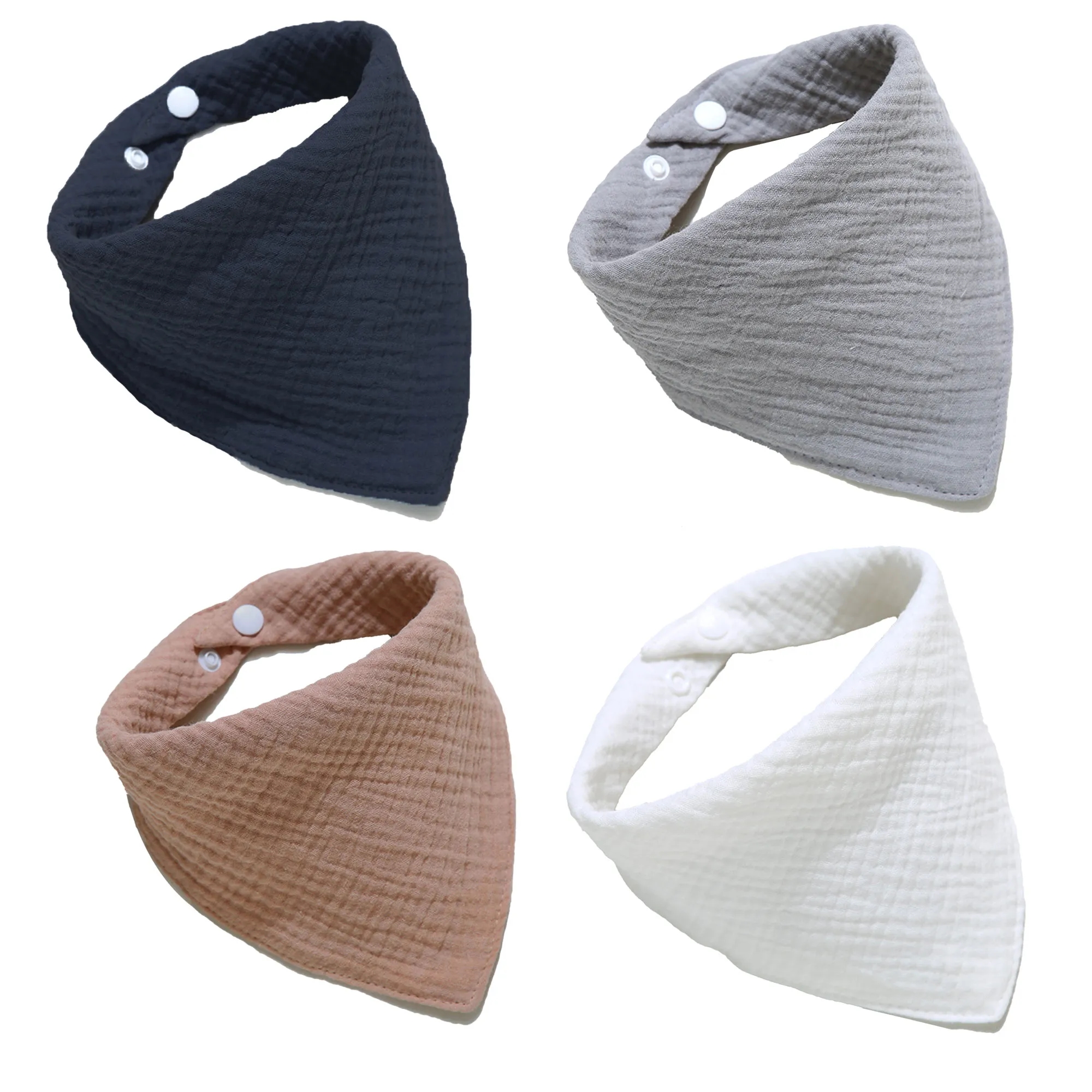 100% Cotton Baby Bandana Drool Bib 3