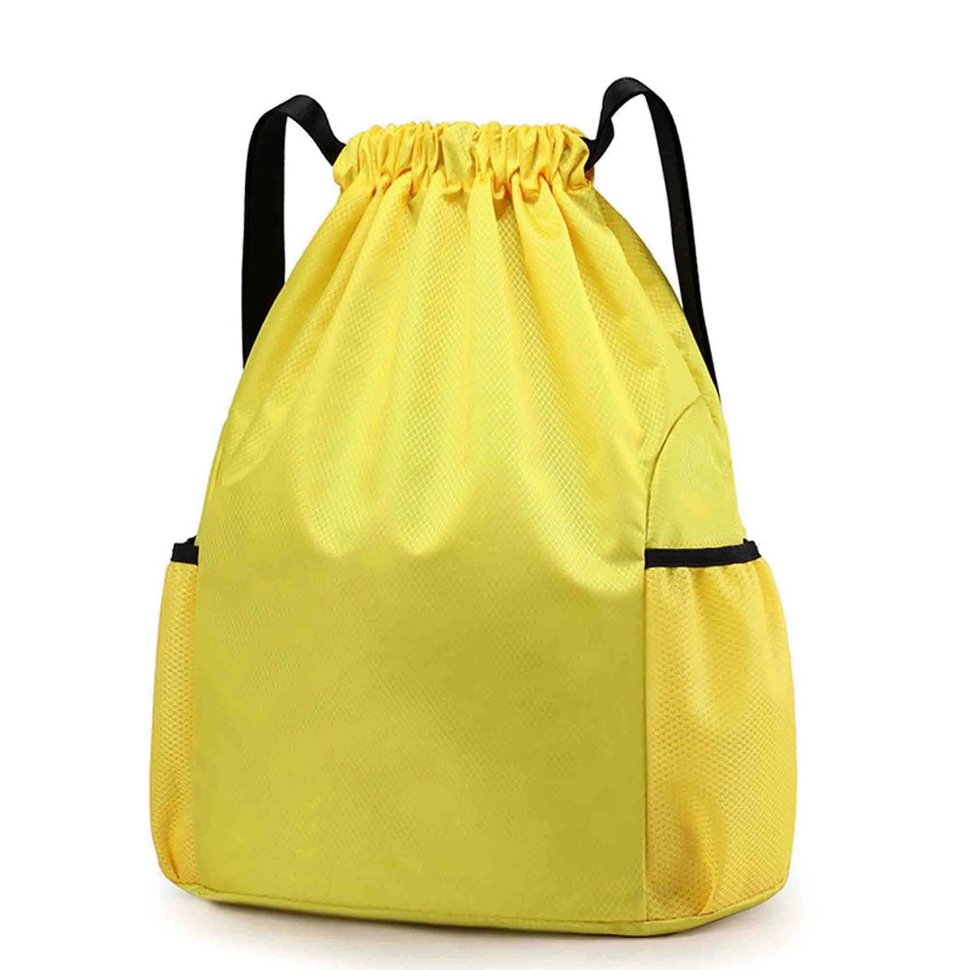 Waterproof Mesh Pocket Drawstring Backpack 10