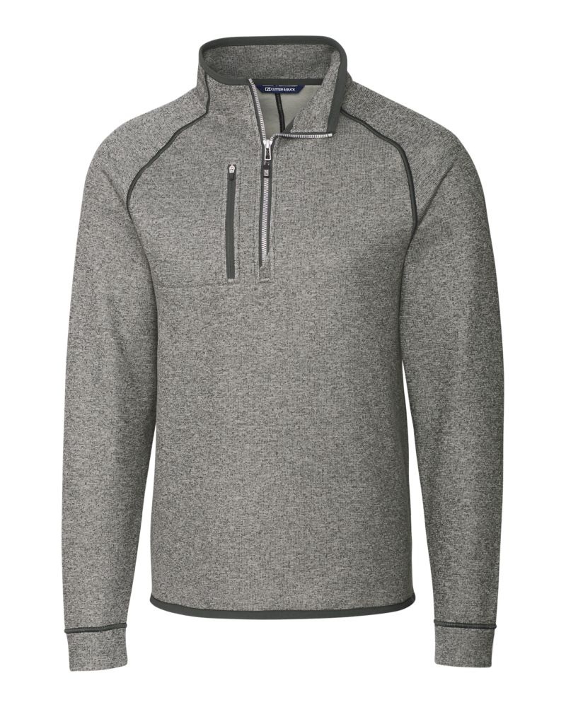 Cutter & Buck Mainsail Sweater-Knit Mens Half Zip Jacket 22