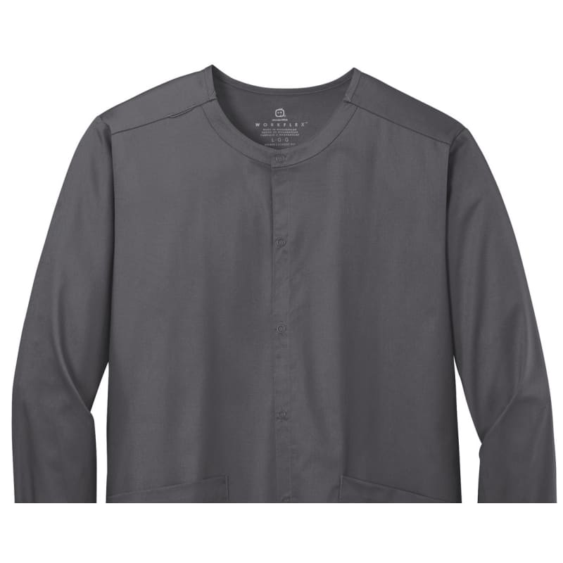 WonderWink Unisex WorkFlex Snap-Front Scrub Jacket 10