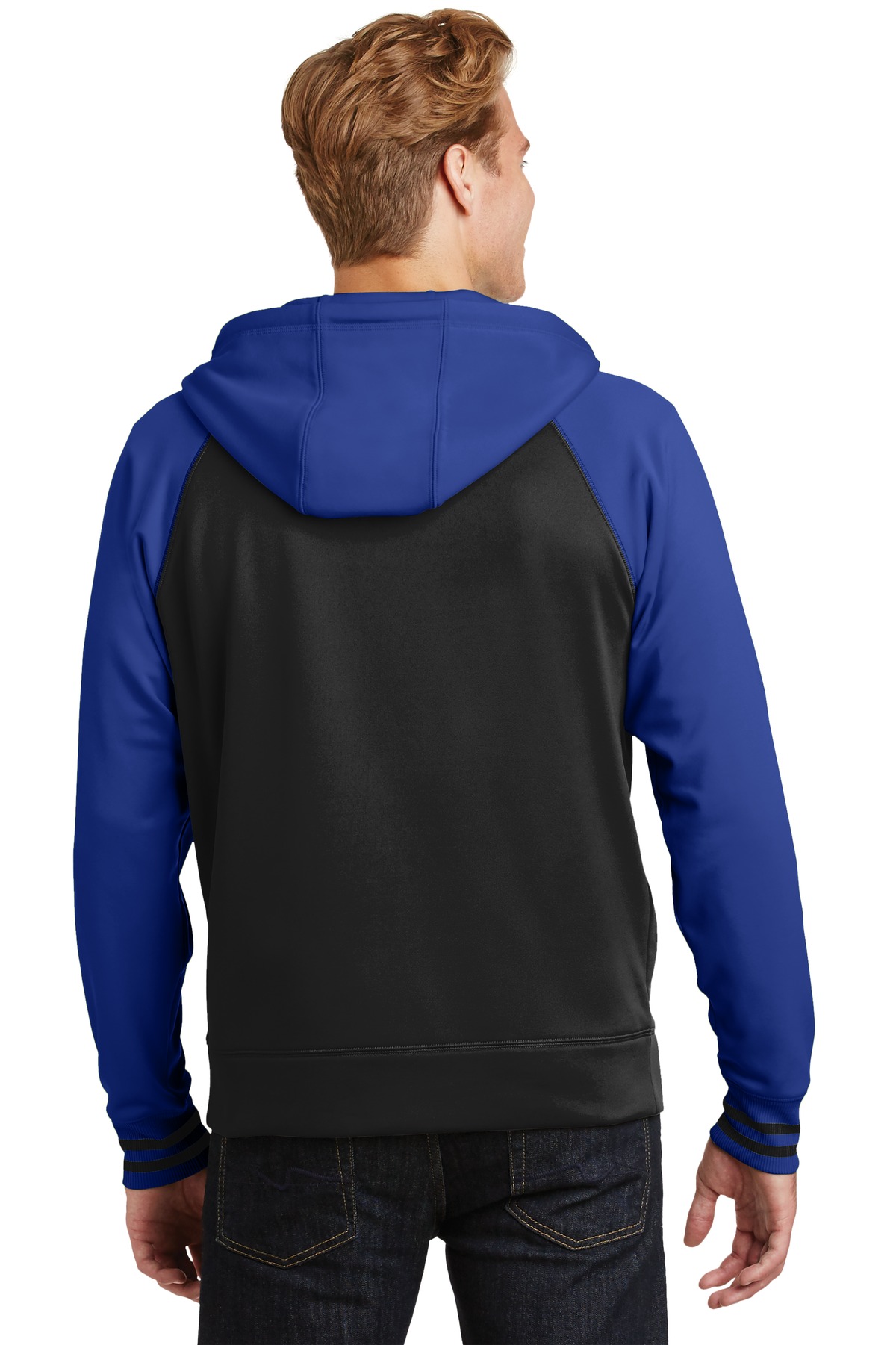 Sport-Tek Sport-Wick Varsity Fleece Full-Zip Hooded Jacket. ST236 1