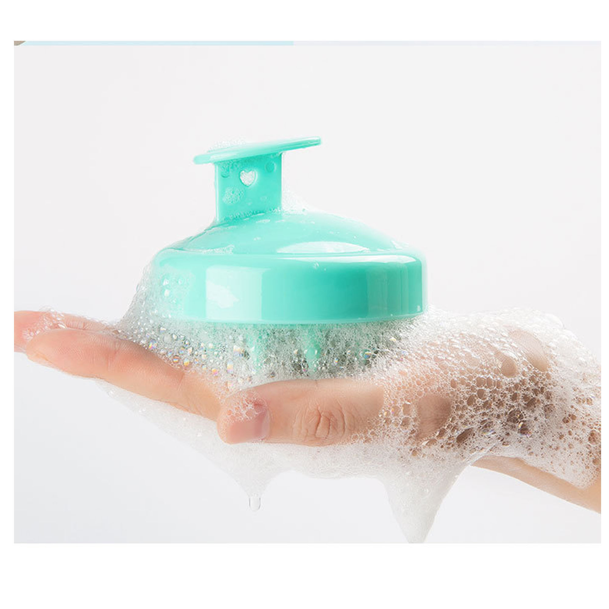 Silicone Bristles Scalp Brush for Shampoo & Massaging Comfort 1