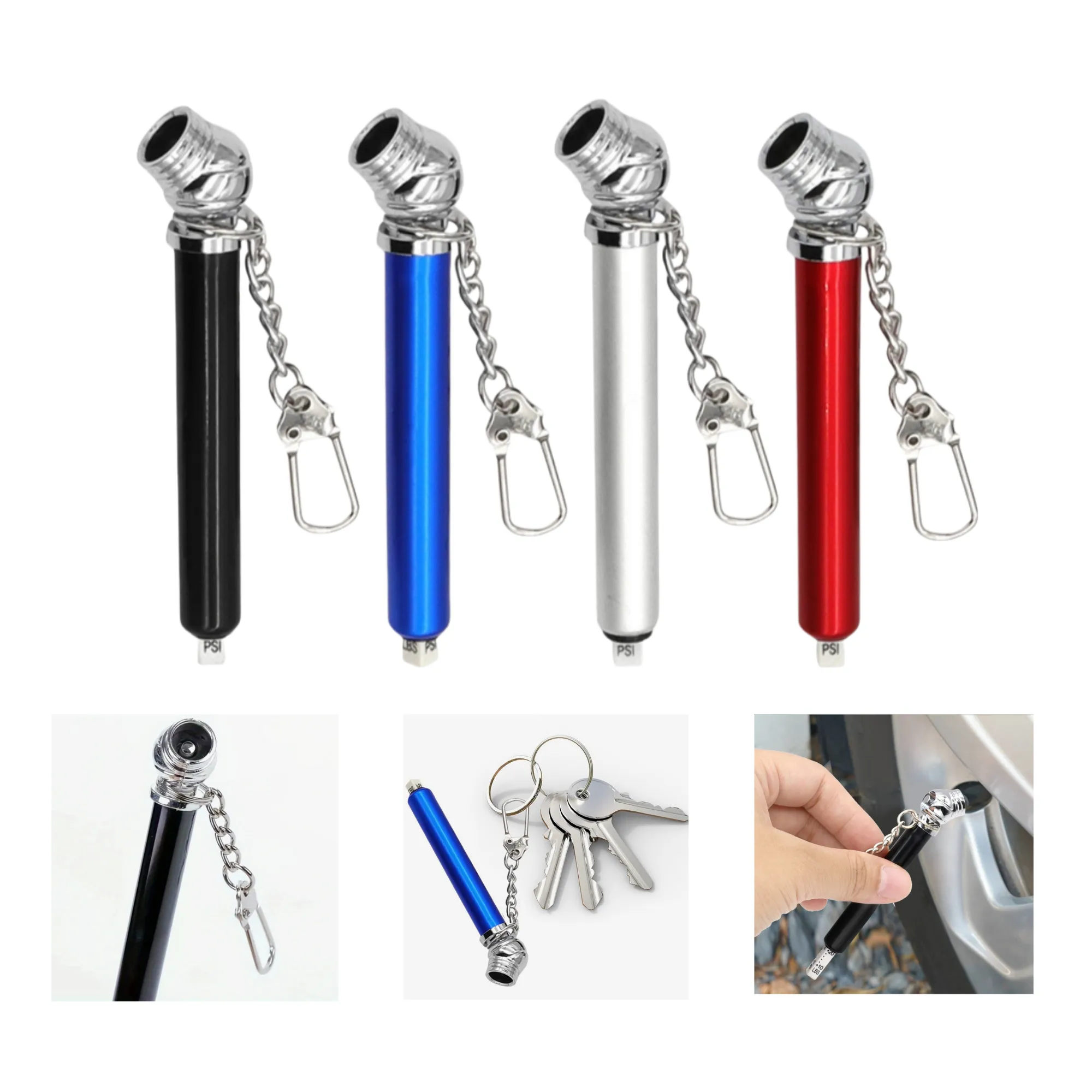 Mini Tire Pressure Gauge Keychain 1
