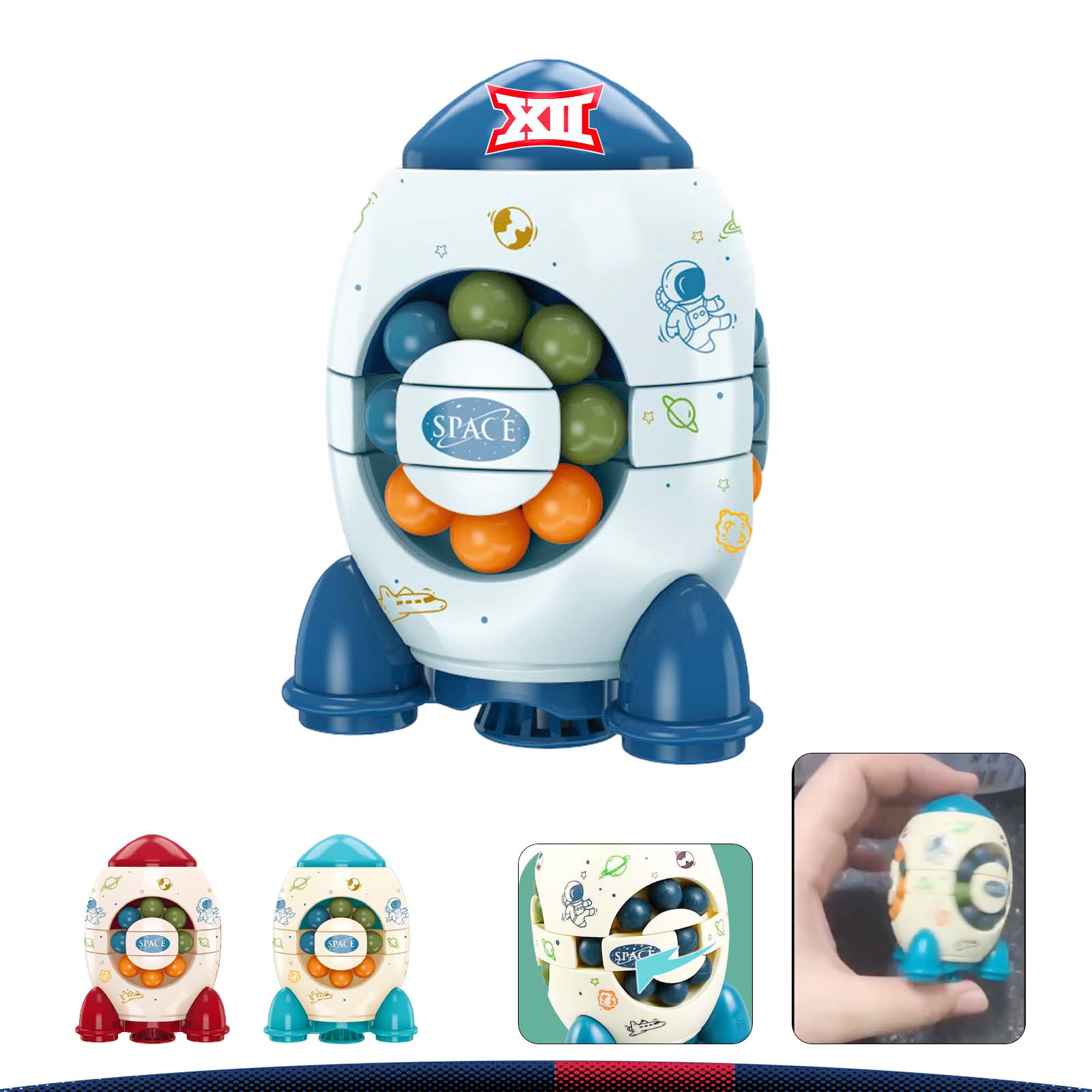 Rocket 2in1 Fidget Cube 3