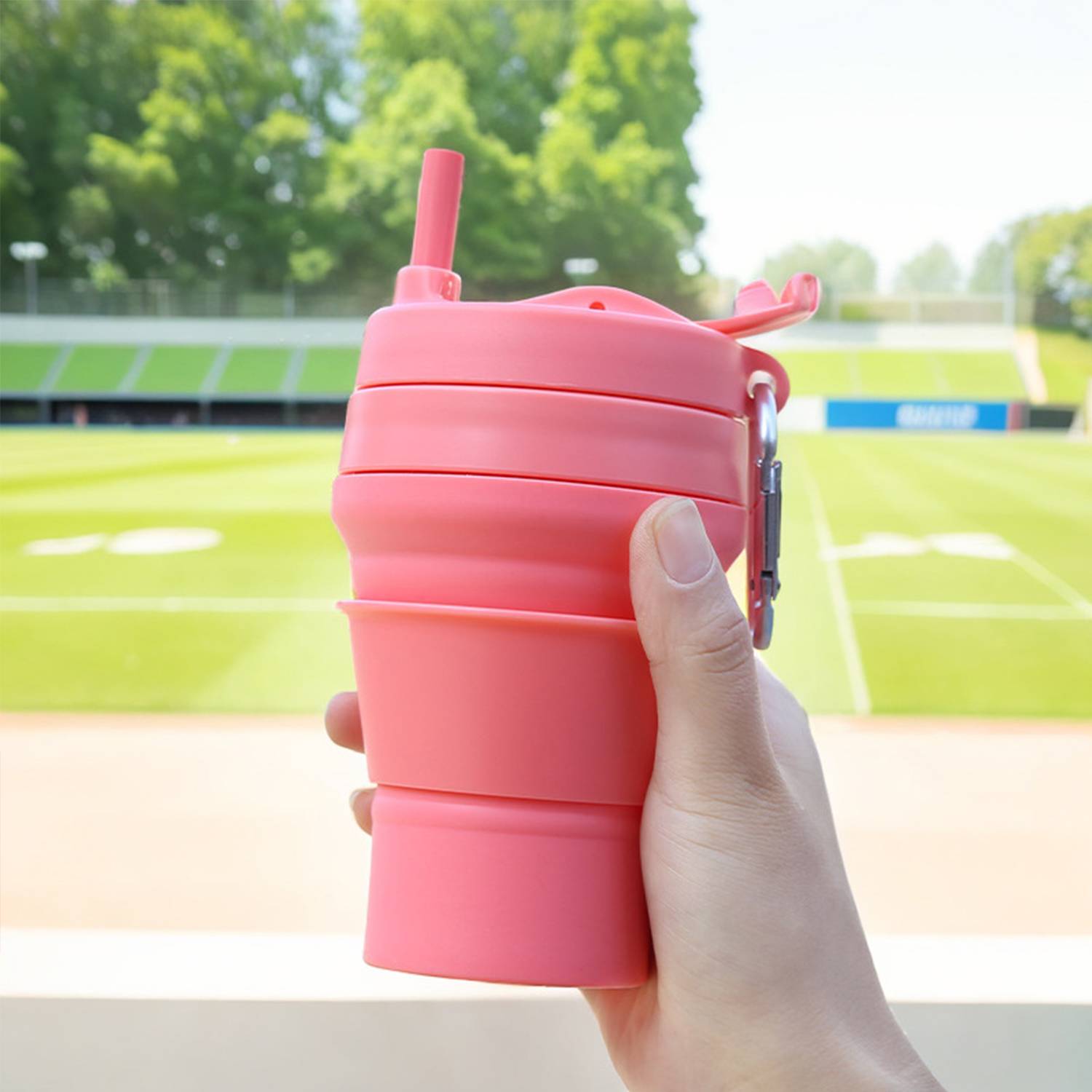 12 Oz Silicone Collapsible Travel Cup 5