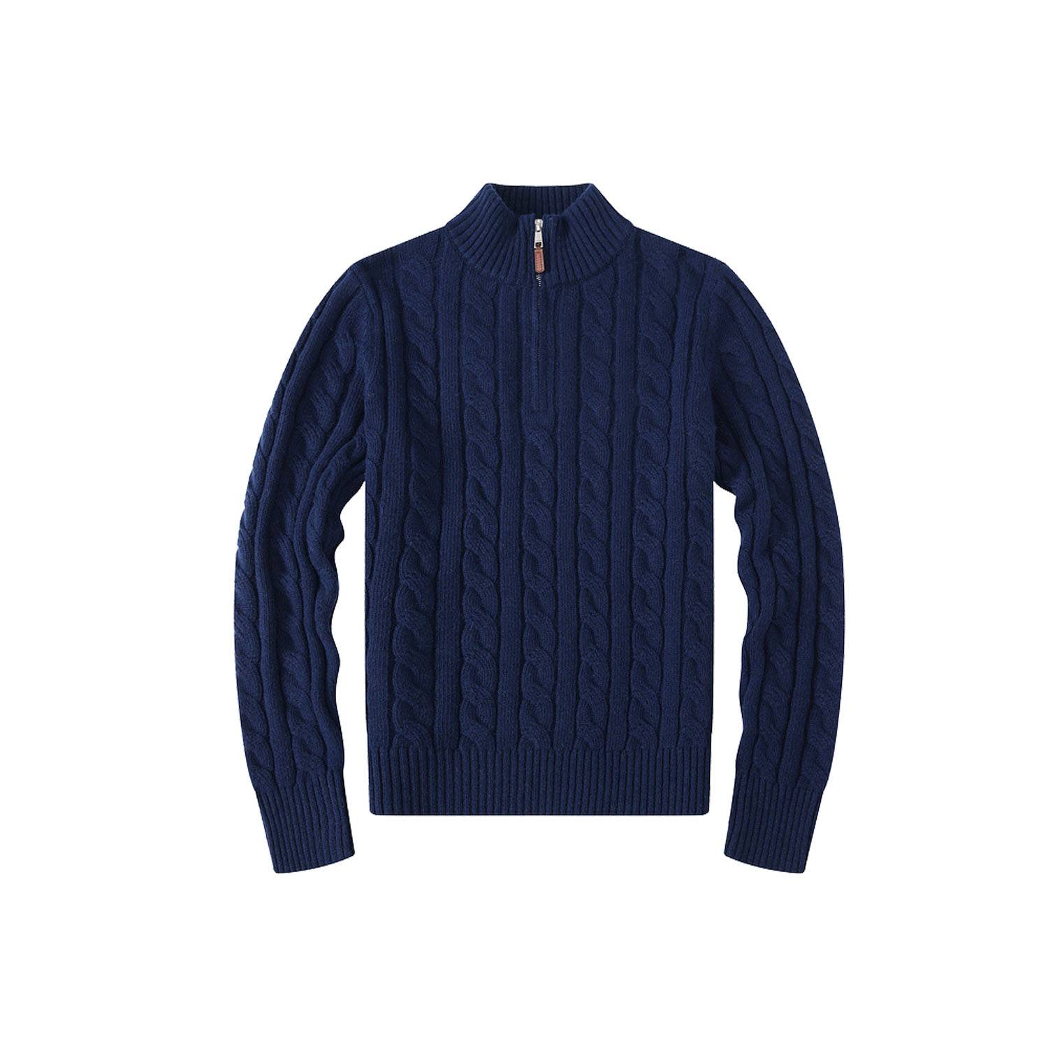 Cozy Winter Warm Long Sleeve Wool Sweater, custom hoodie or sweatshirt with logo imprint 5