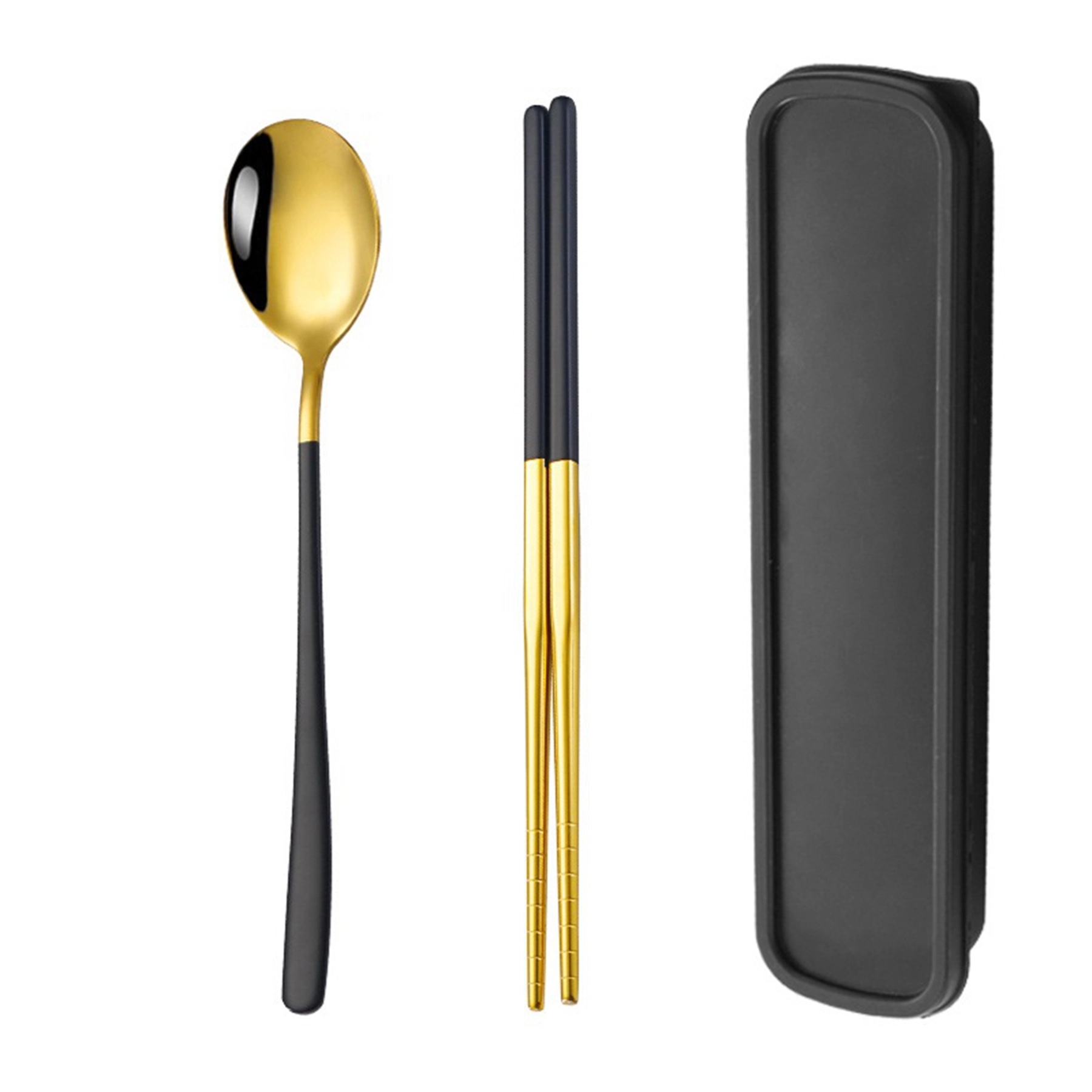 410 Stainless Steel Cutlery Set with Case 6