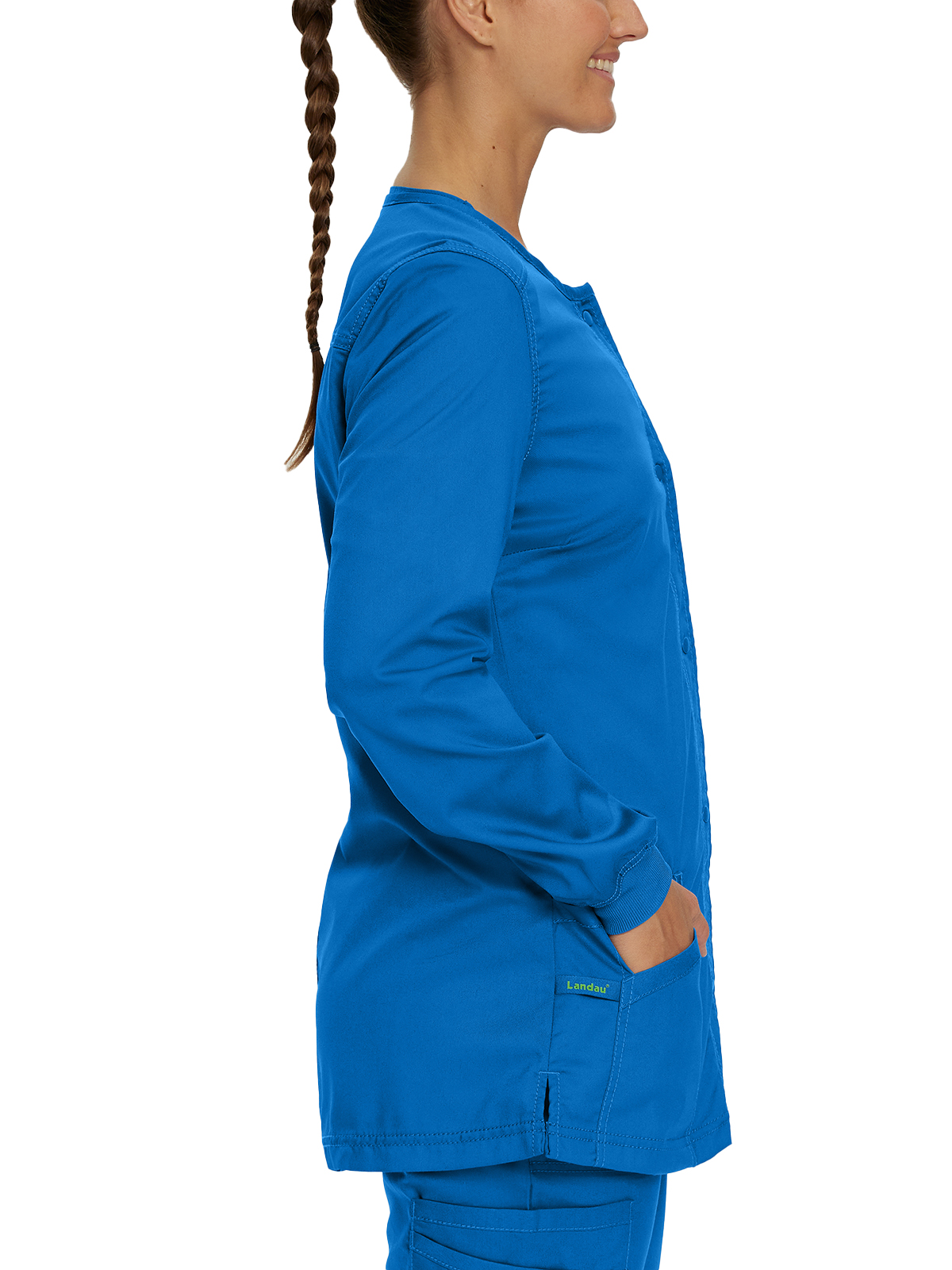 Landau - ProFlex - Women's Three-Pocket Snap Front Jacket 1