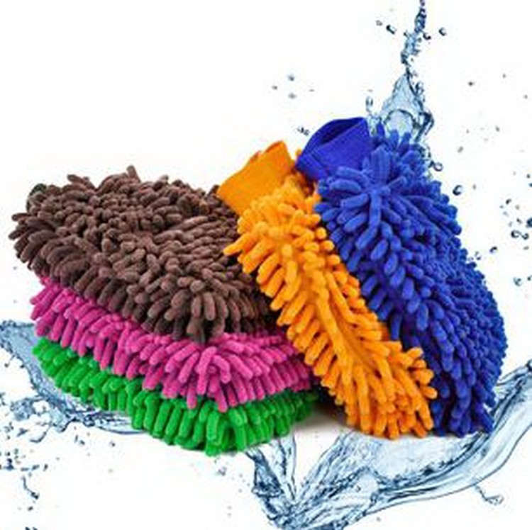 Chenille Car Cleaning Glove 2