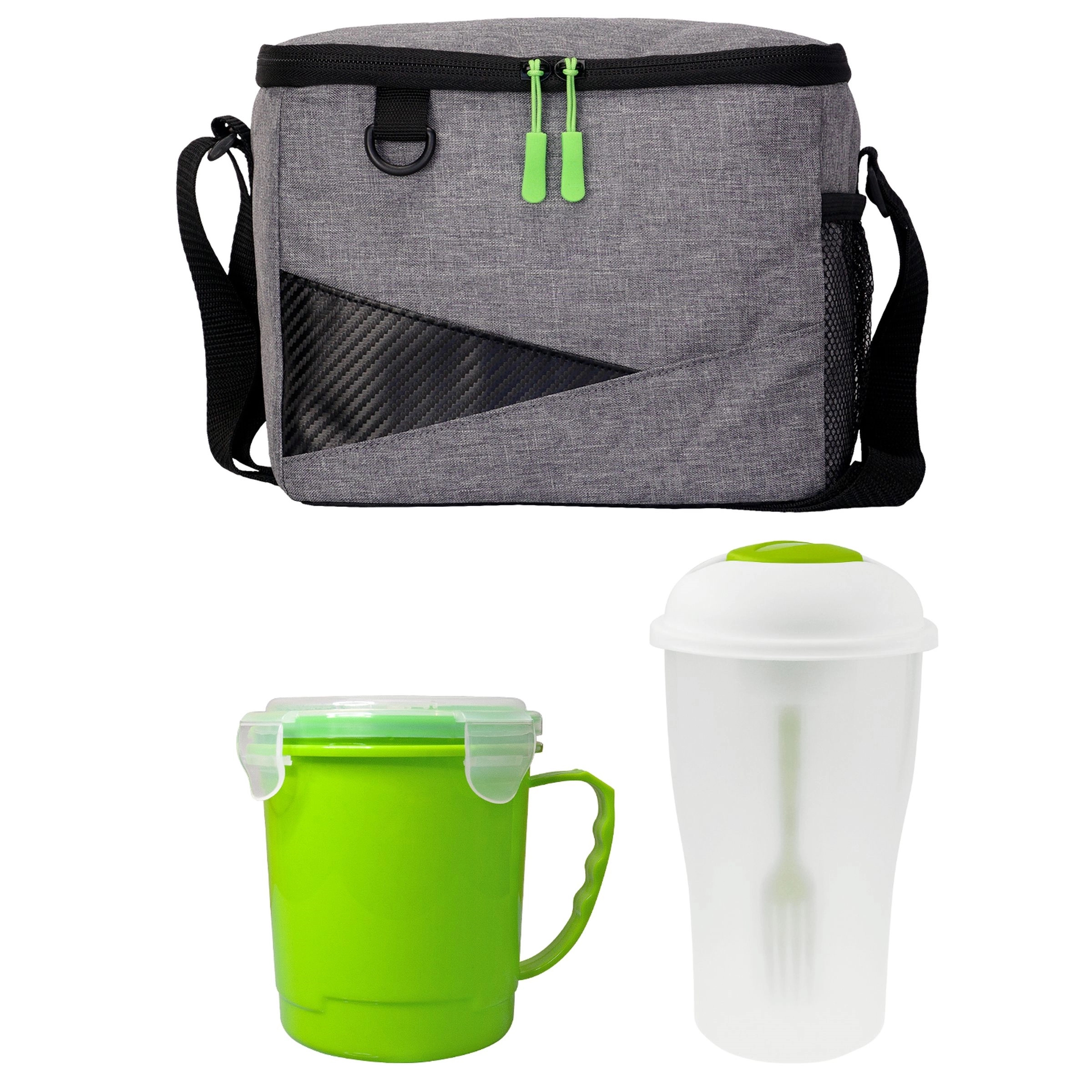 Recycled Soup & Salad Lunch Set 4