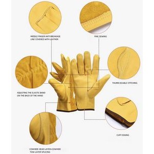 Leather Work Gloves 4