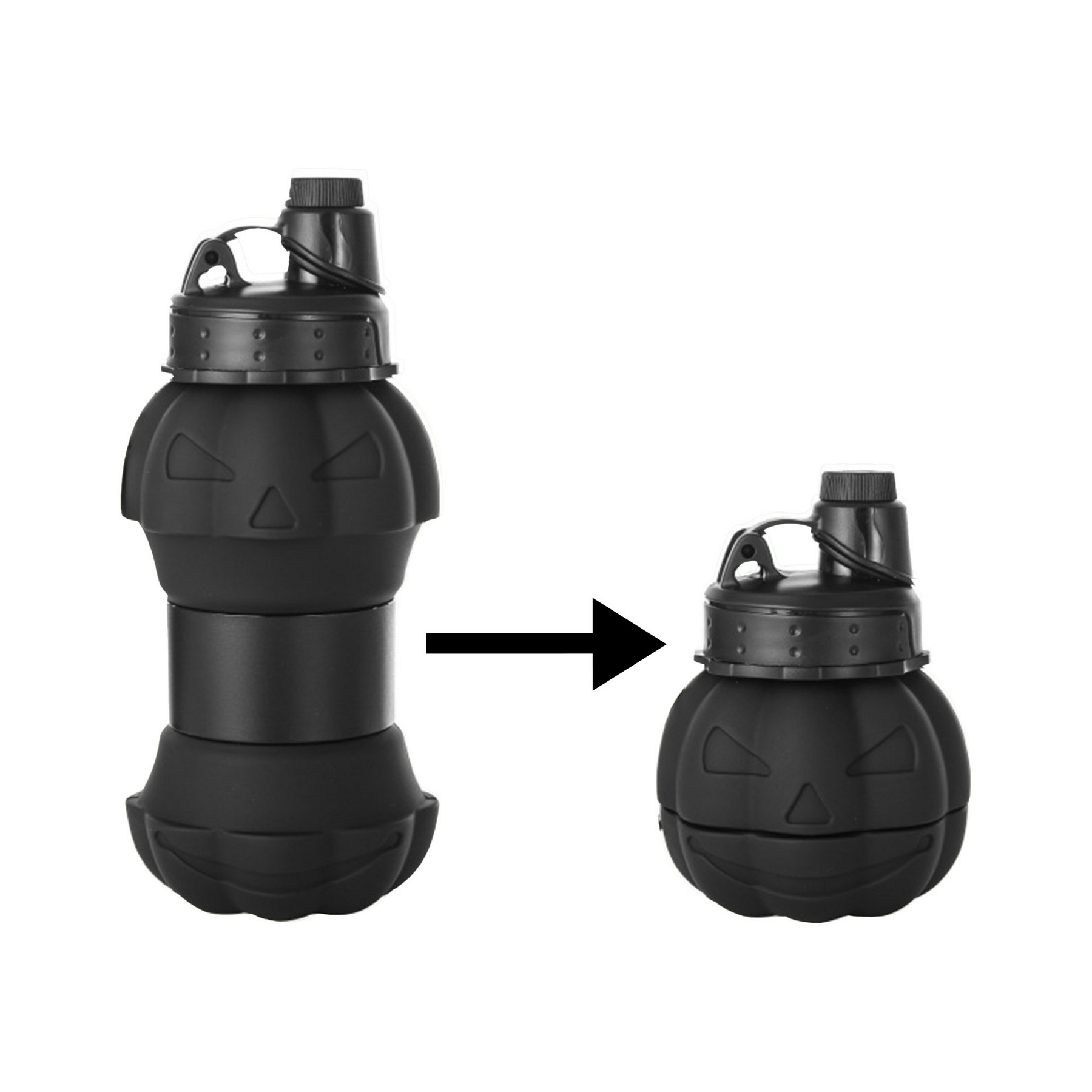 Silicone Folding Sport Water Bottle 3