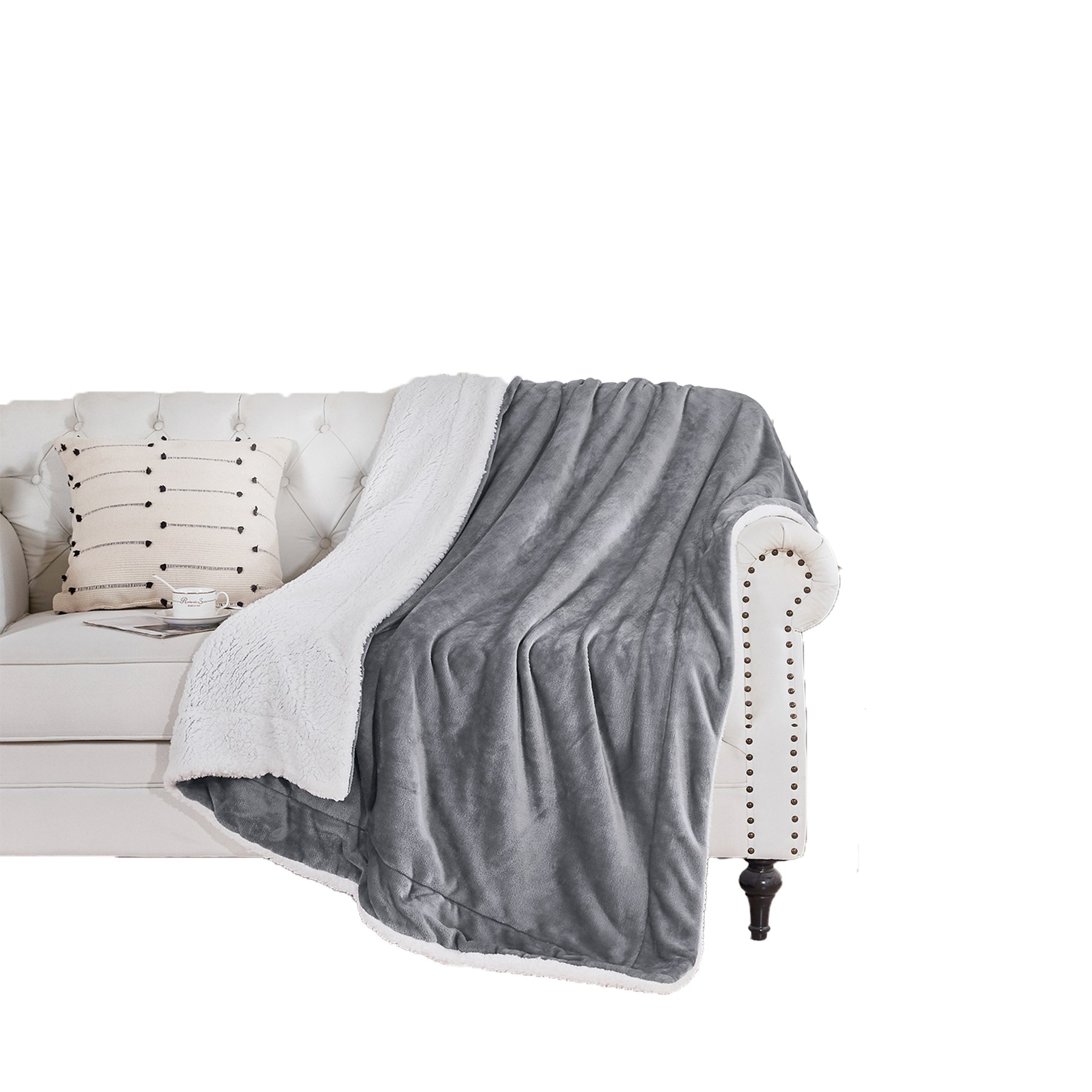 Double Layer Sheep Fleece Blanket 2